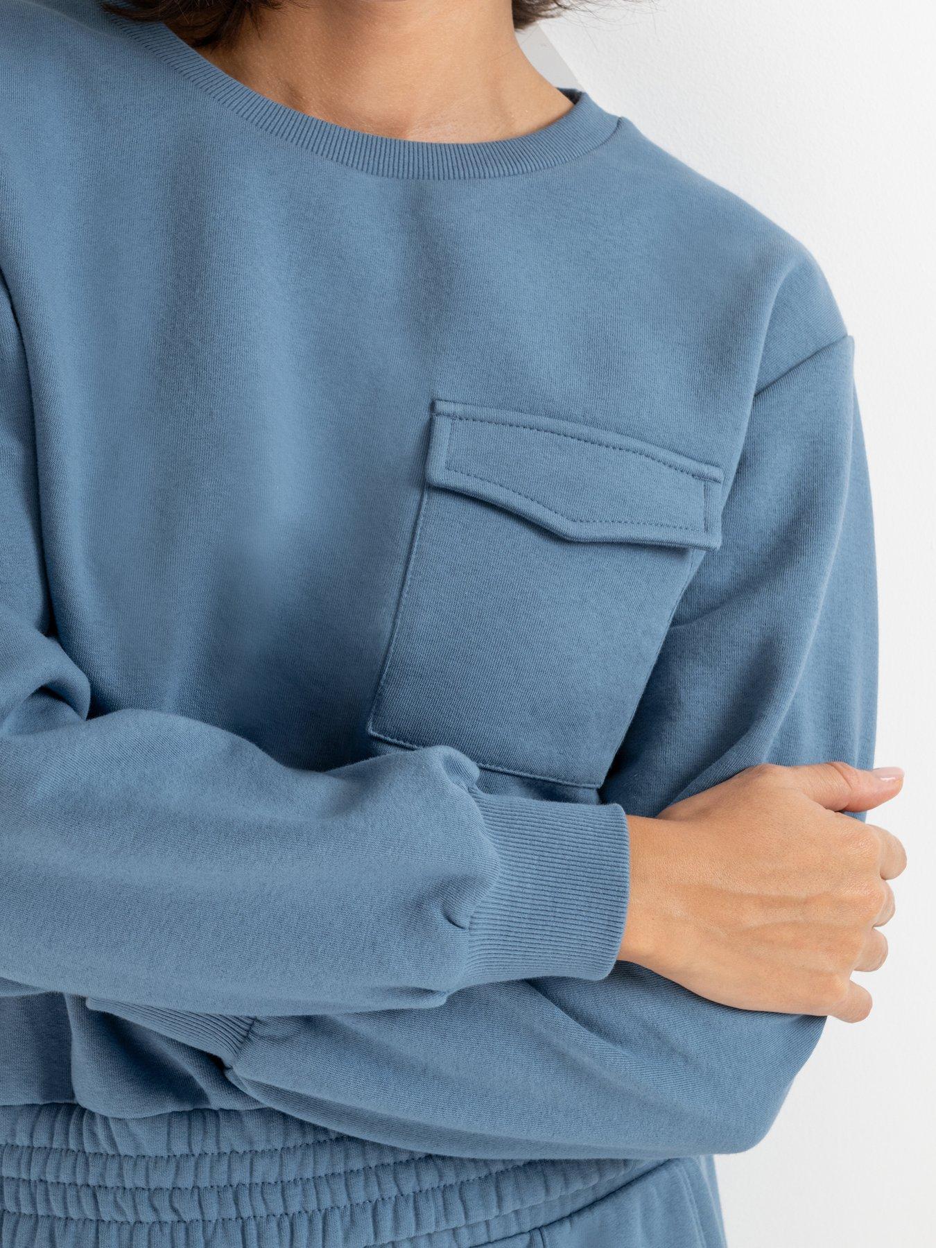Image 2 of 4 of Pour Moi The Softest Off Duty Relaxed Pocket Sweatshirt