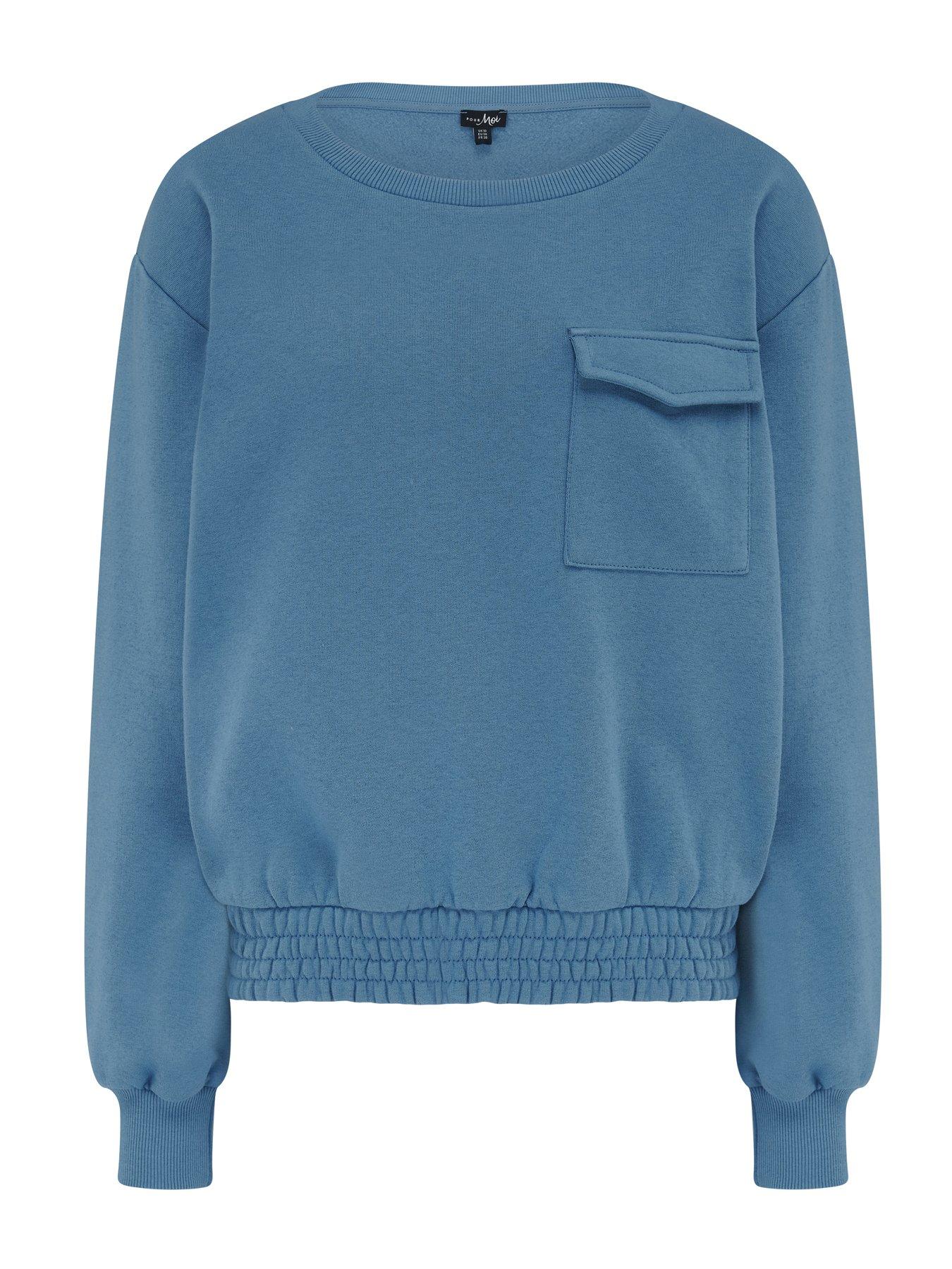Image 3 of 4 of Pour Moi The Softest Off Duty Relaxed Pocket Sweatshirt