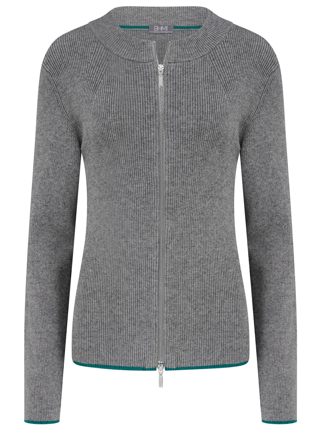  image of pour-moi-the-go-to-comfy-zip-front-jumper