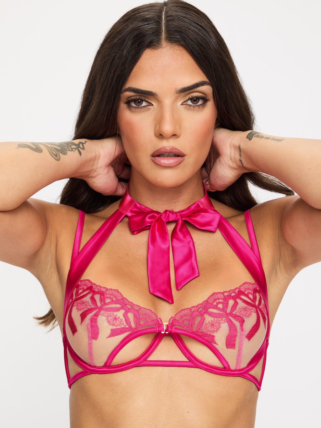 Image 4 of 6 of Ann Summers For Your Eyes Only Crotchless Set