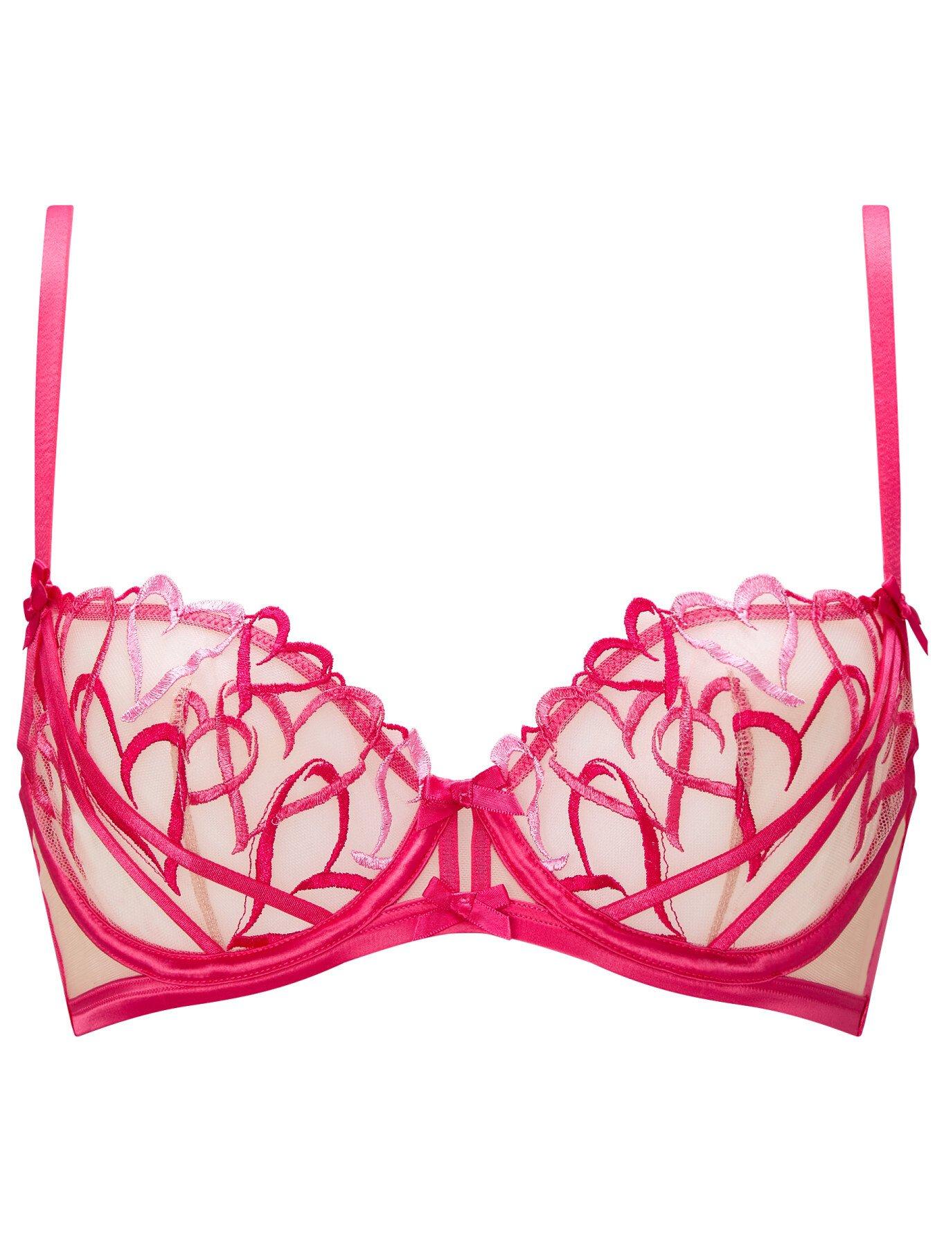  image of ann-summers-love-struck-non-padded-balcony-bra