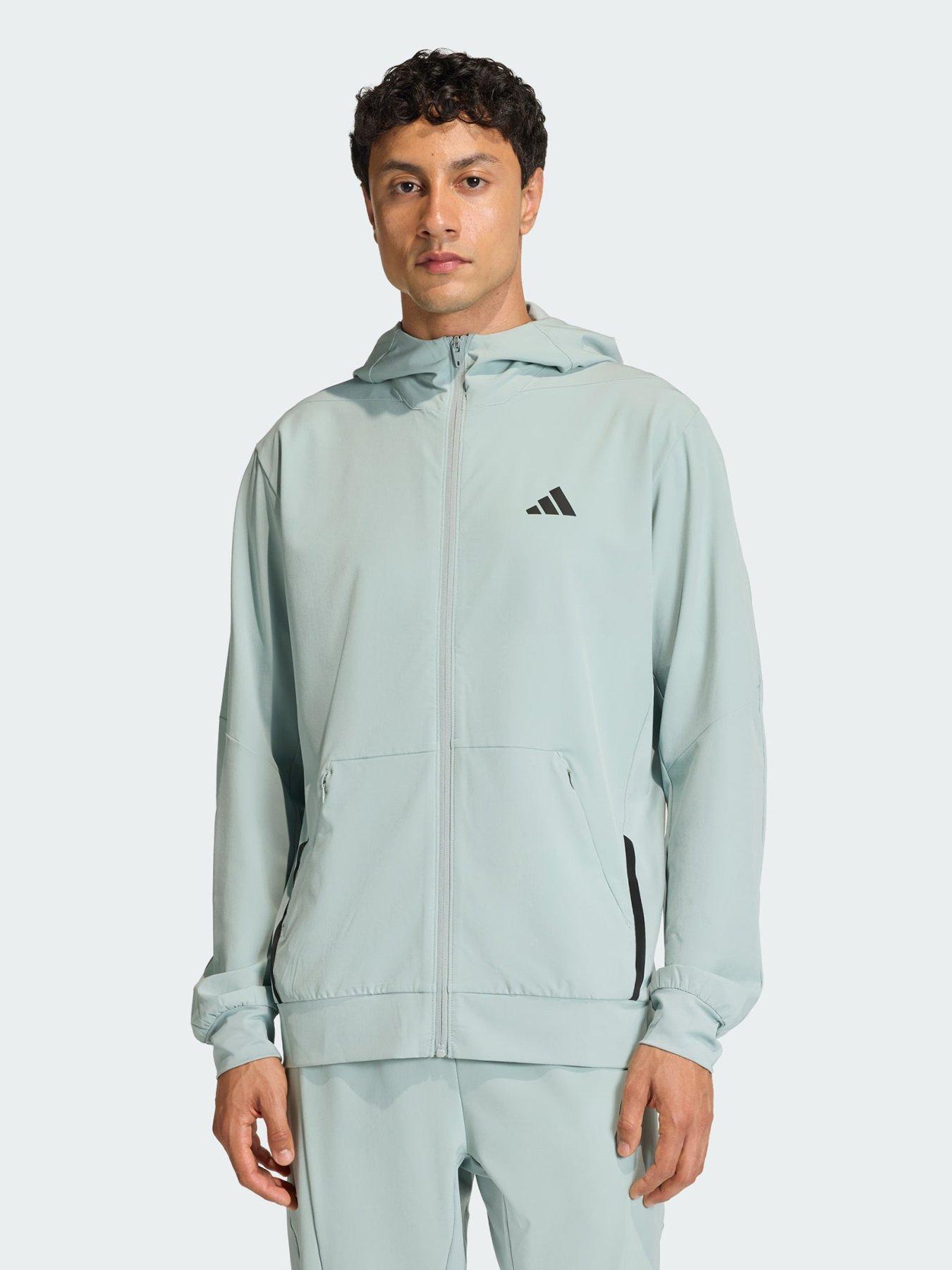 adidas D4T WORKOUT FULL-ZIP HOODIE