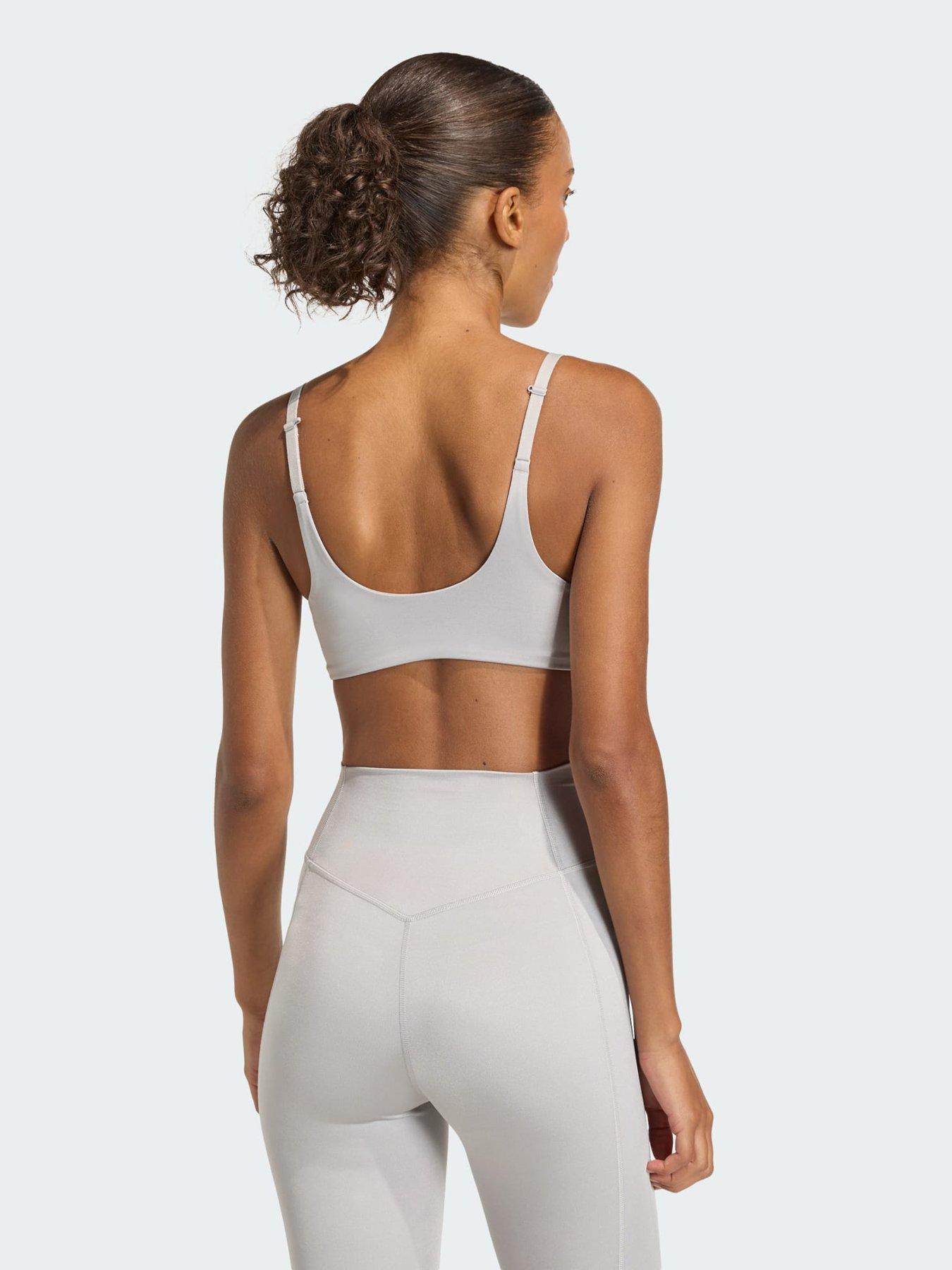 Image 2 of 6 of adidas Optime Essentials Workout Shine Light Support Bra