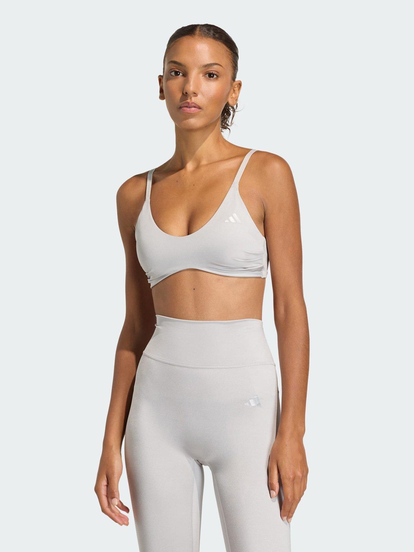 Image 3 of 6 of adidas Optime Essentials Workout Shine Light Support Bra