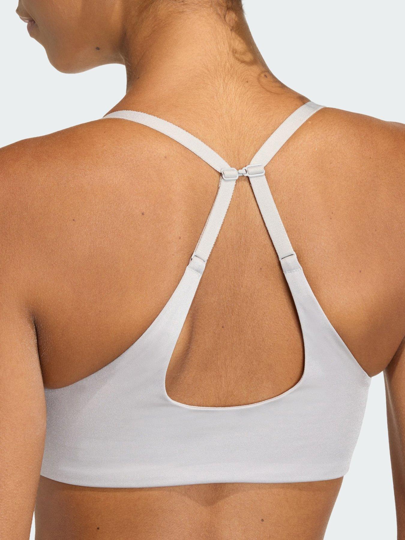 Image 4 of 6 of adidas Optime Essentials Workout Shine Light Support Bra