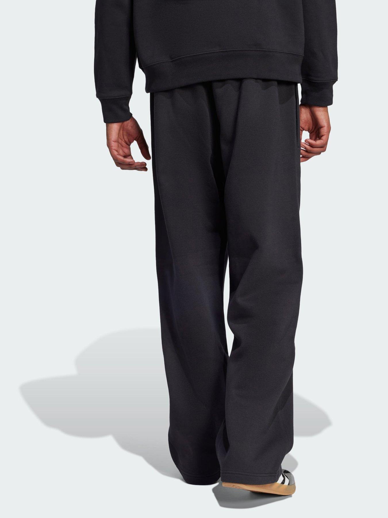  image of adidas-originals-trefoil-essentials-open-hem-pants