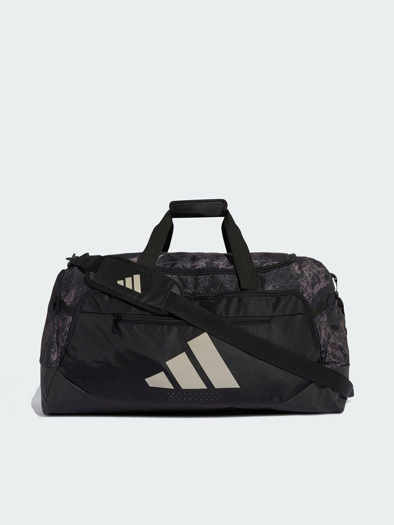Image 1 of 6 of adidas Training Defender Graphic Duffle Bag Medium