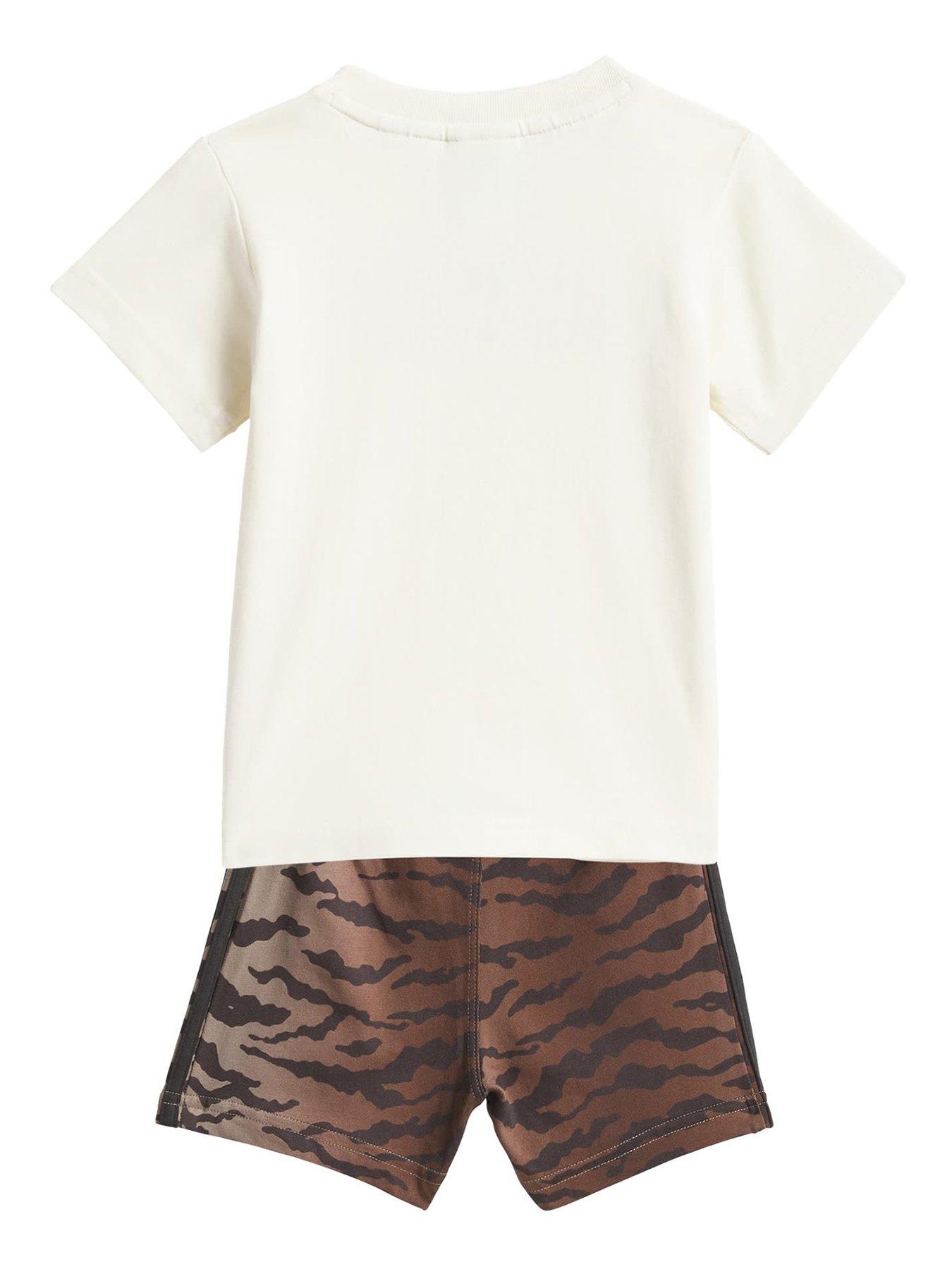 Image 2 of 5 of adidas Originals AOP Short T-Shirt &amp; Shorts Set