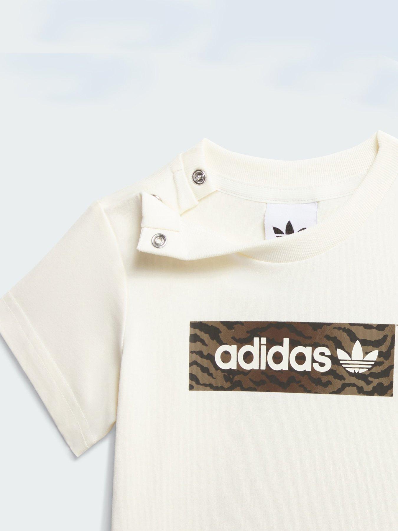 Image 3 of 5 of adidas Originals AOP Short T-Shirt &amp; Shorts Set
