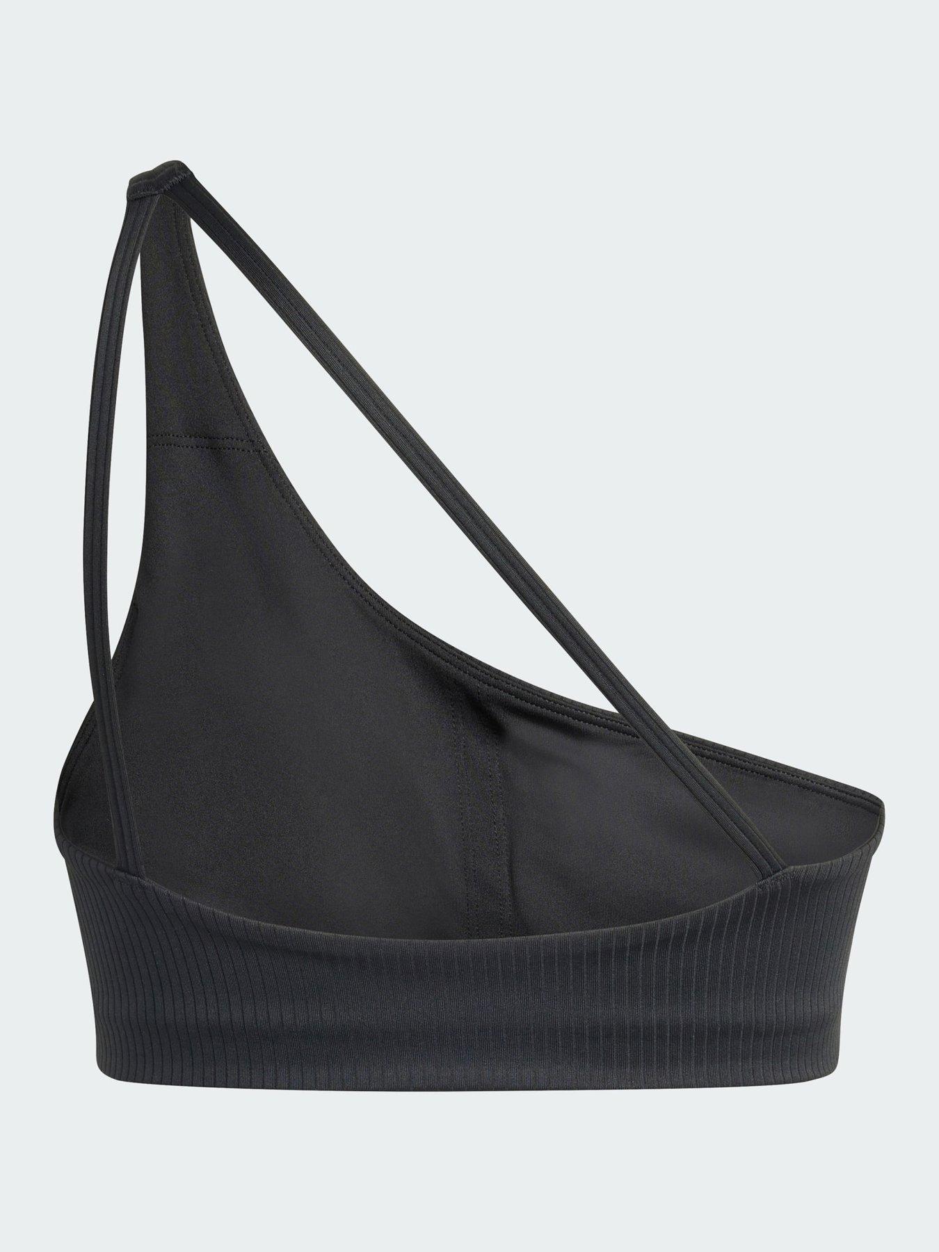  image of adidas-optime-workout-rib-one-shoulder-light-support-bra