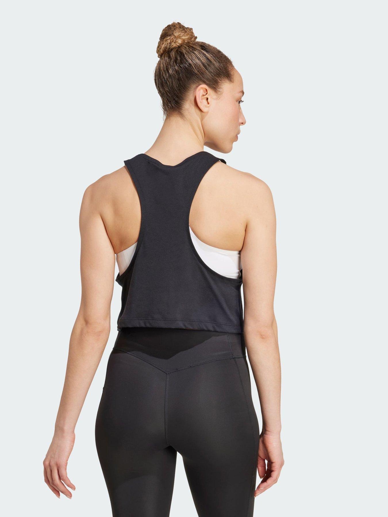 Image 2 of 5 of adidas Yoga Essentials Cropped Tank