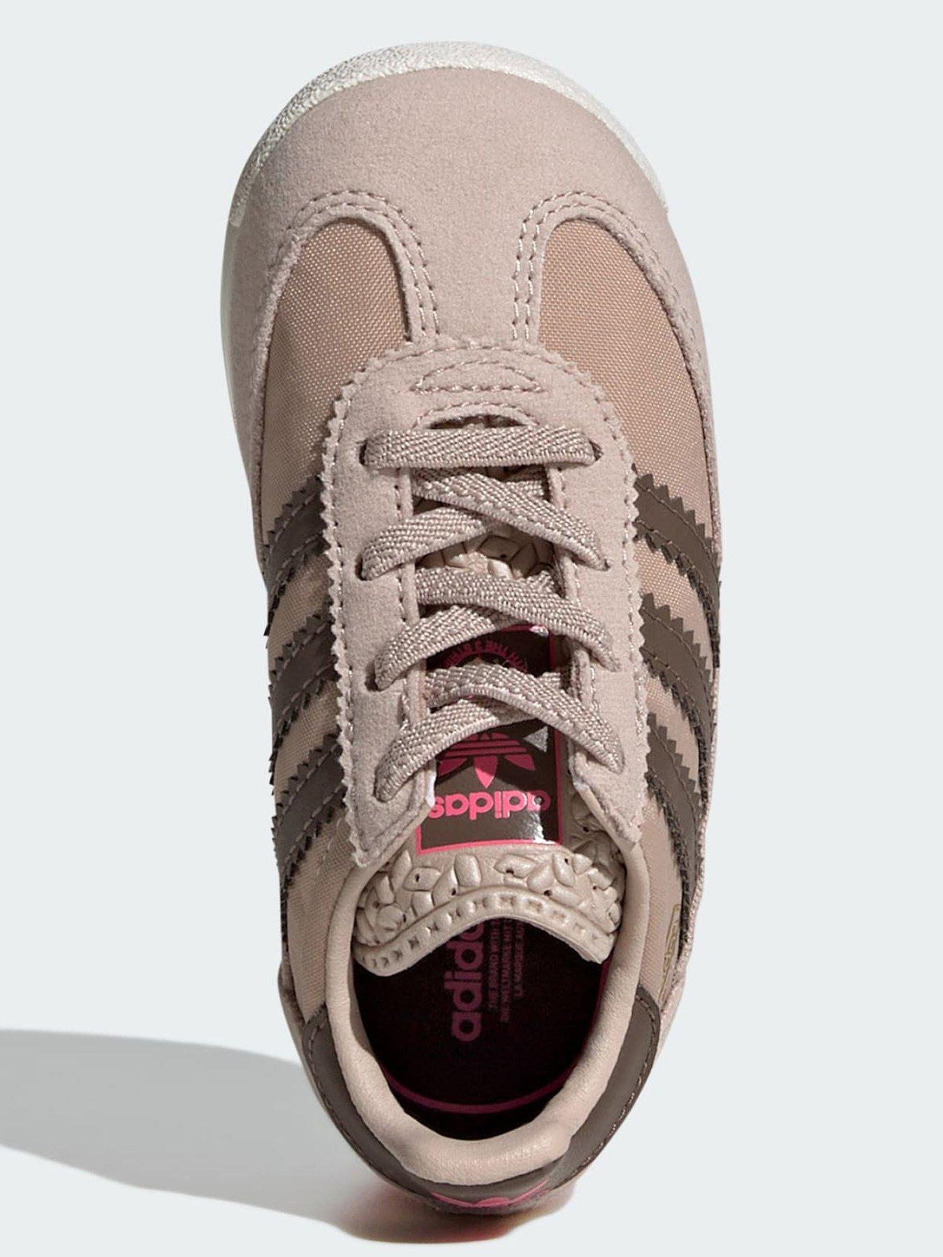 adidas gazelle silver green womens adidas Originals Samba OG Liberty London Clear Pink/White Toddler Girls' Shoes, Size: 10 main image 1