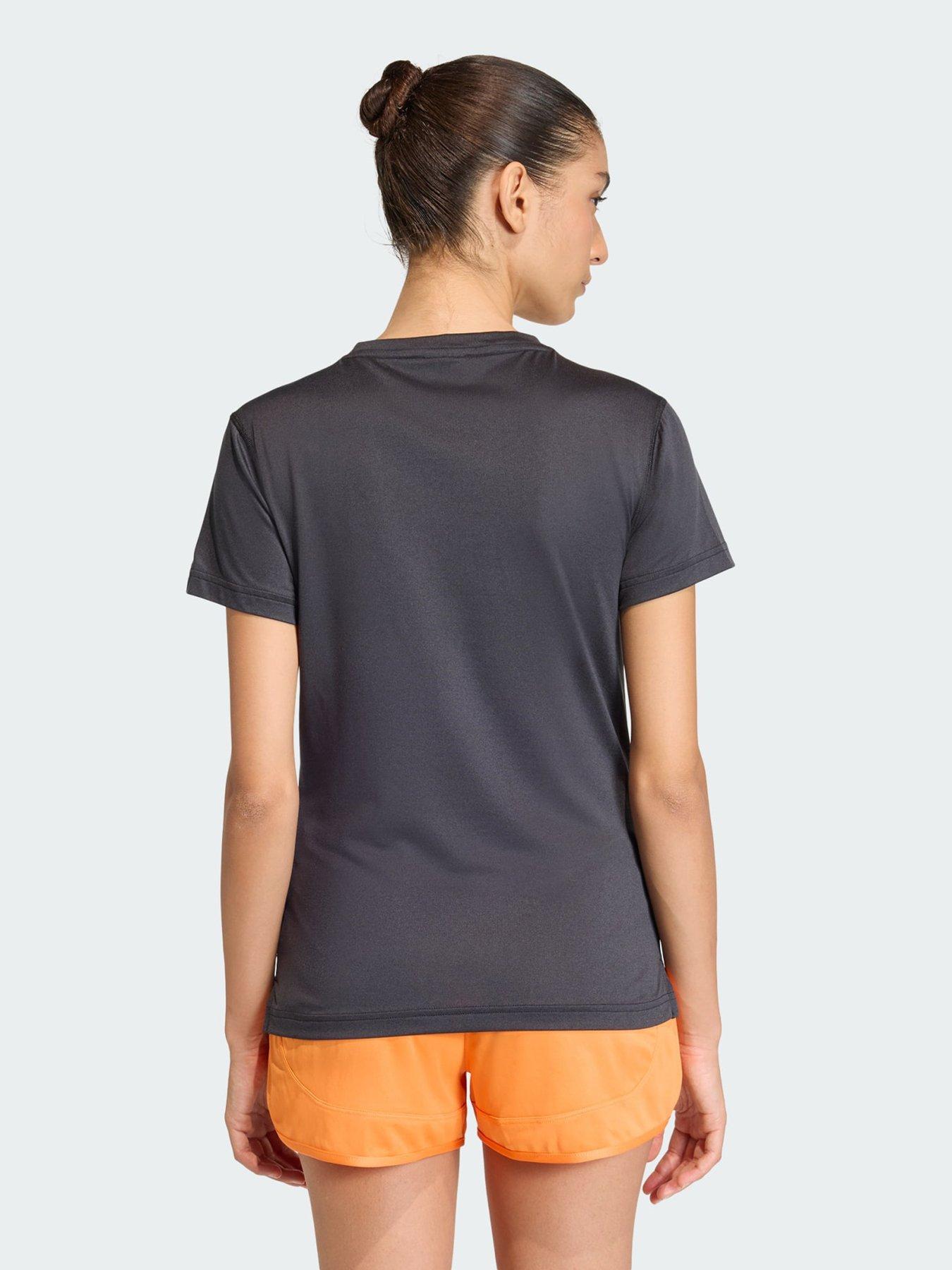 Image 2 of 5 of adidas Workout Essentials V-Neck T-Shirt