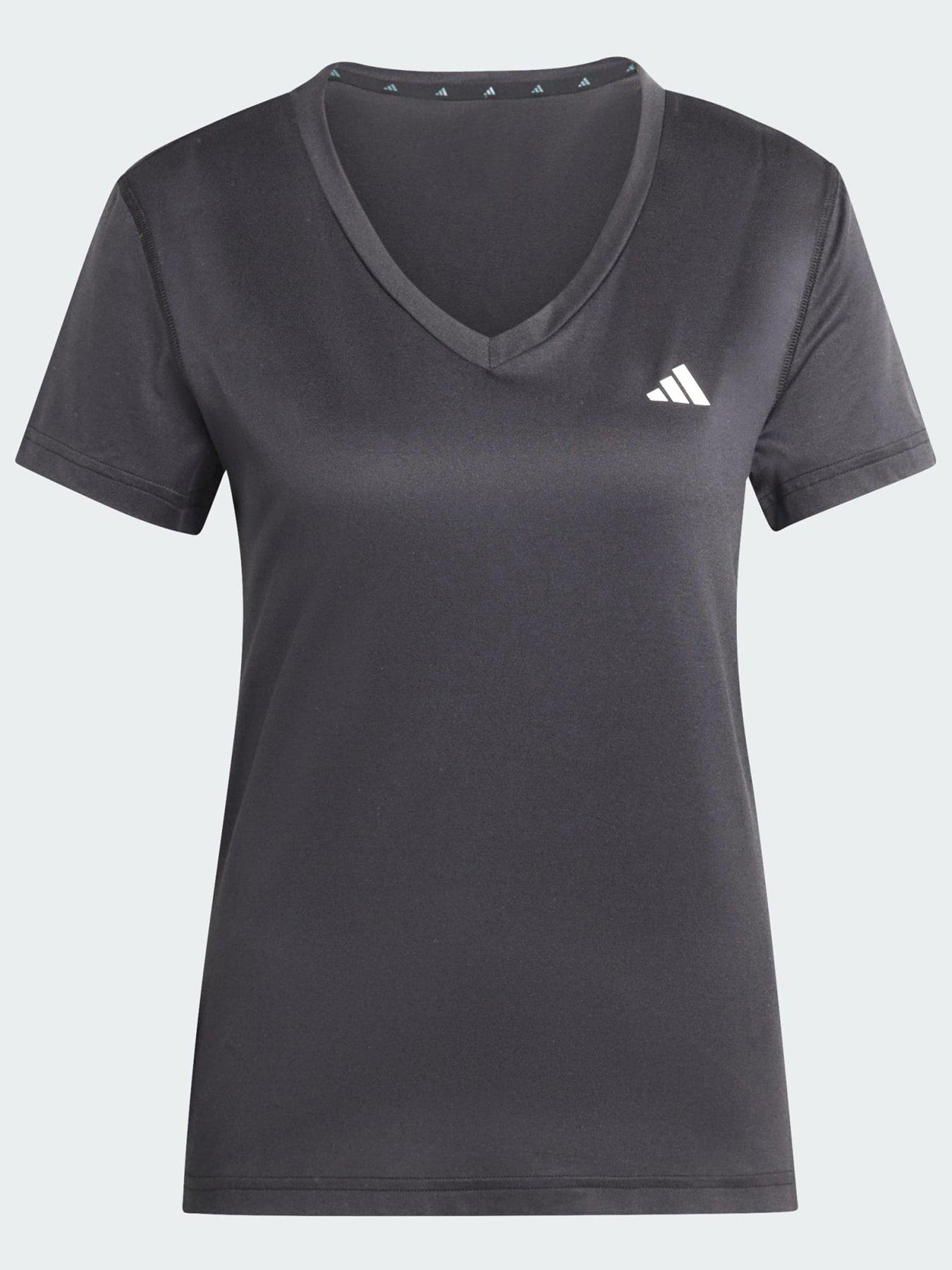 Image 5 of 5 of adidas Workout Essentials V-Neck T-Shirt