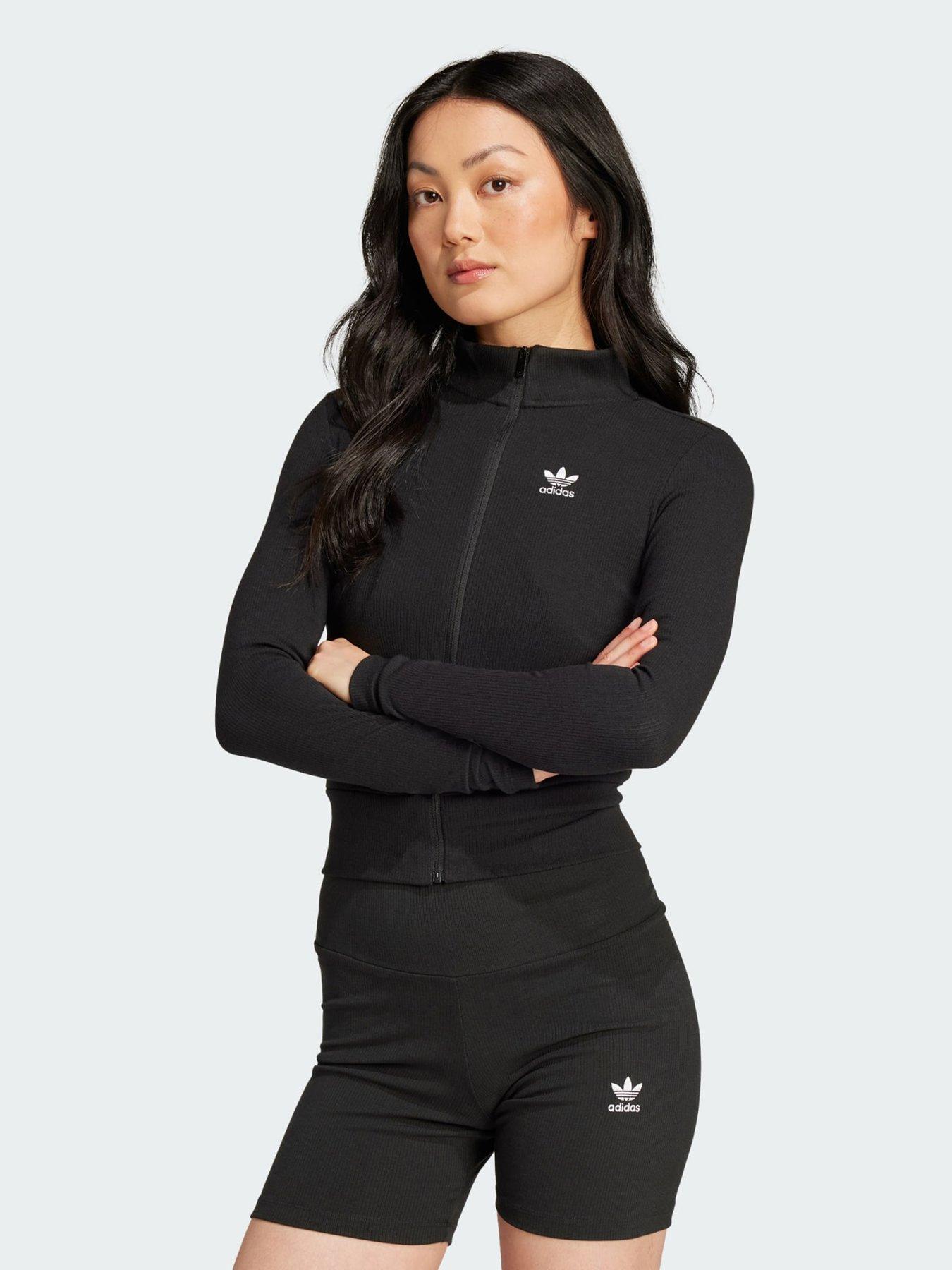 adidas Originals Essentials Ribbed Full-Zip Tracksuit Top