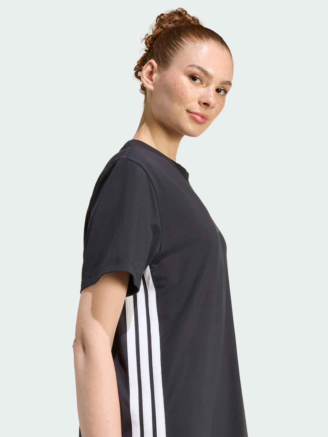 Image 3 of 5 of adidas ESSENTIALS 3-STRIPES TEE DRESS
