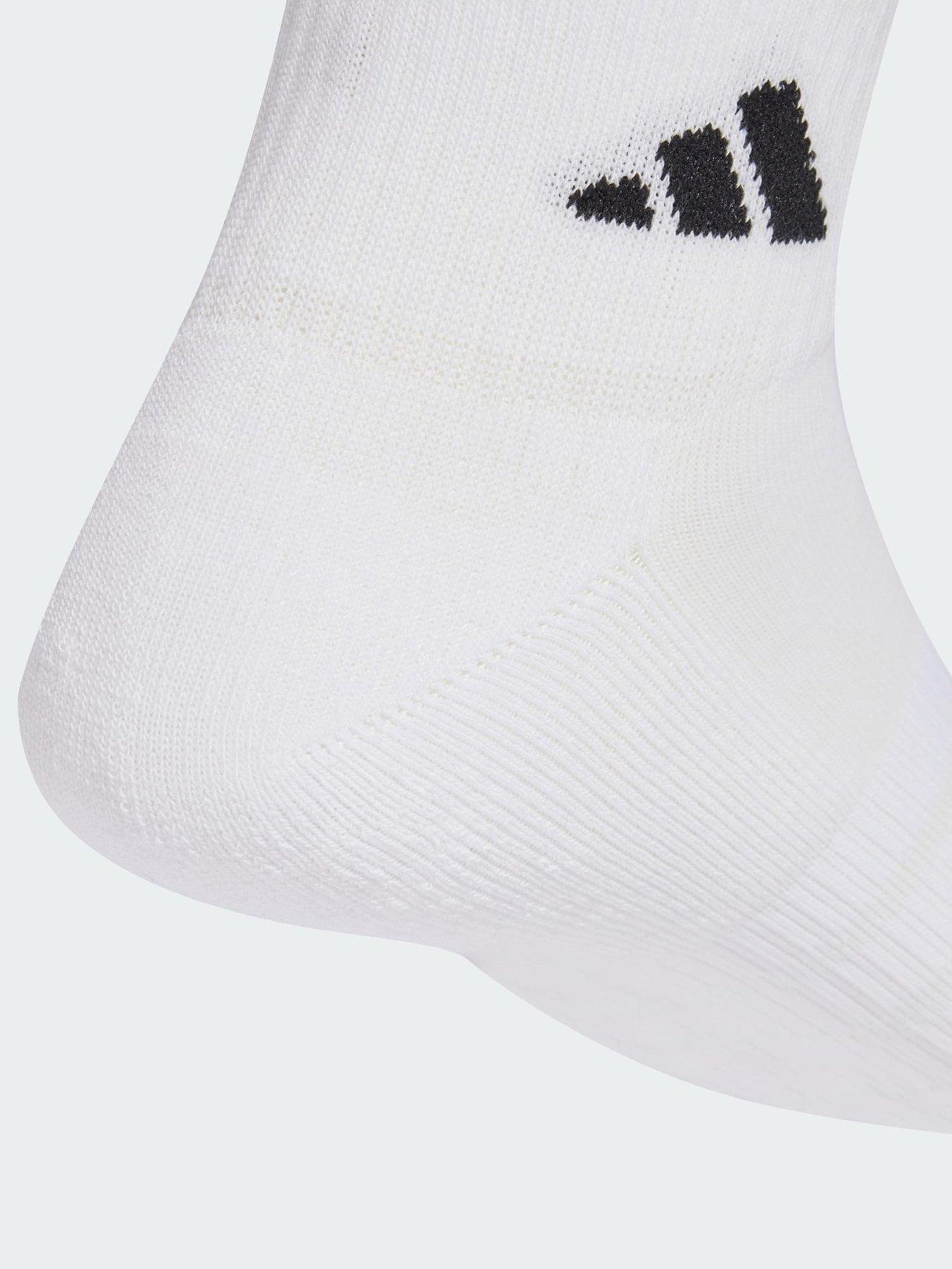  image of adidas-cushioned-essentials-ankle-socks-6-pair-pack