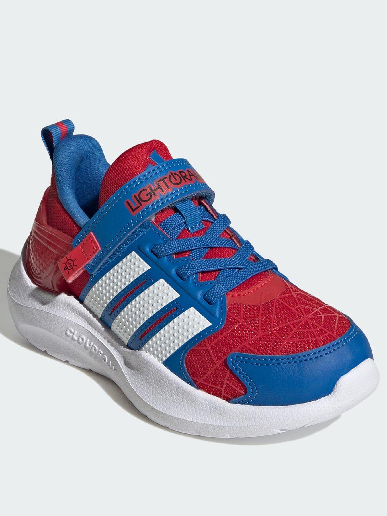 Image 2 of 7 of adidas Marvel Lightorama Spiderman&nbsp;Children's Trainers&nbsp;