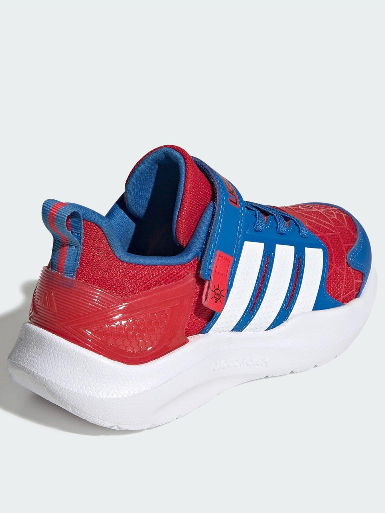 Image 3 of 7 of adidas Marvel Lightorama Spiderman&nbsp;Children's Trainers&nbsp;