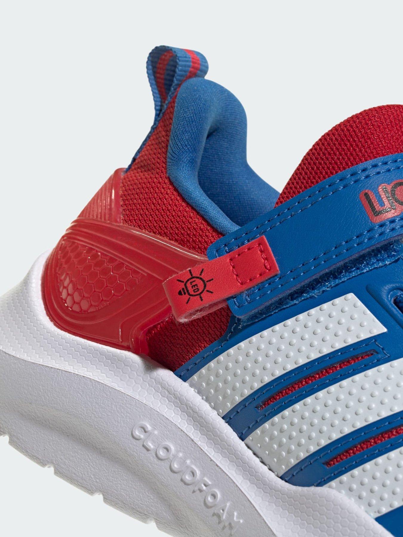 Image 6 of 7 of adidas Marvel Lightorama Spiderman&nbsp;Children's Trainers&nbsp;