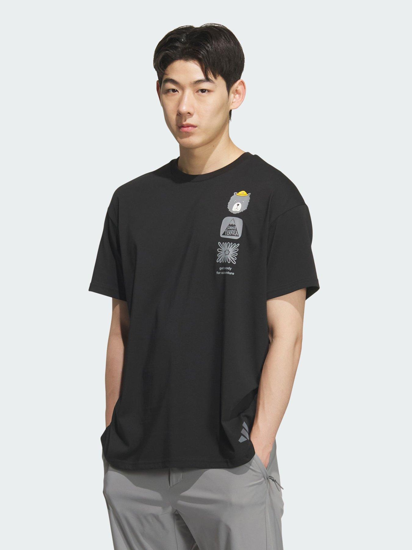 front image of adidas-multi-graphic-t-shirt