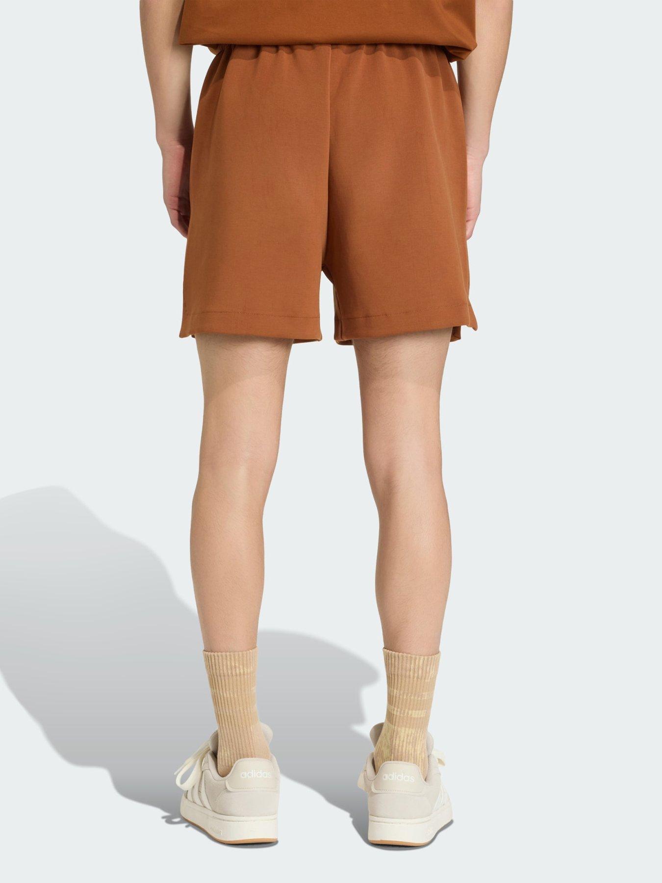 stillFront image of adidas-soft-lux-shorts