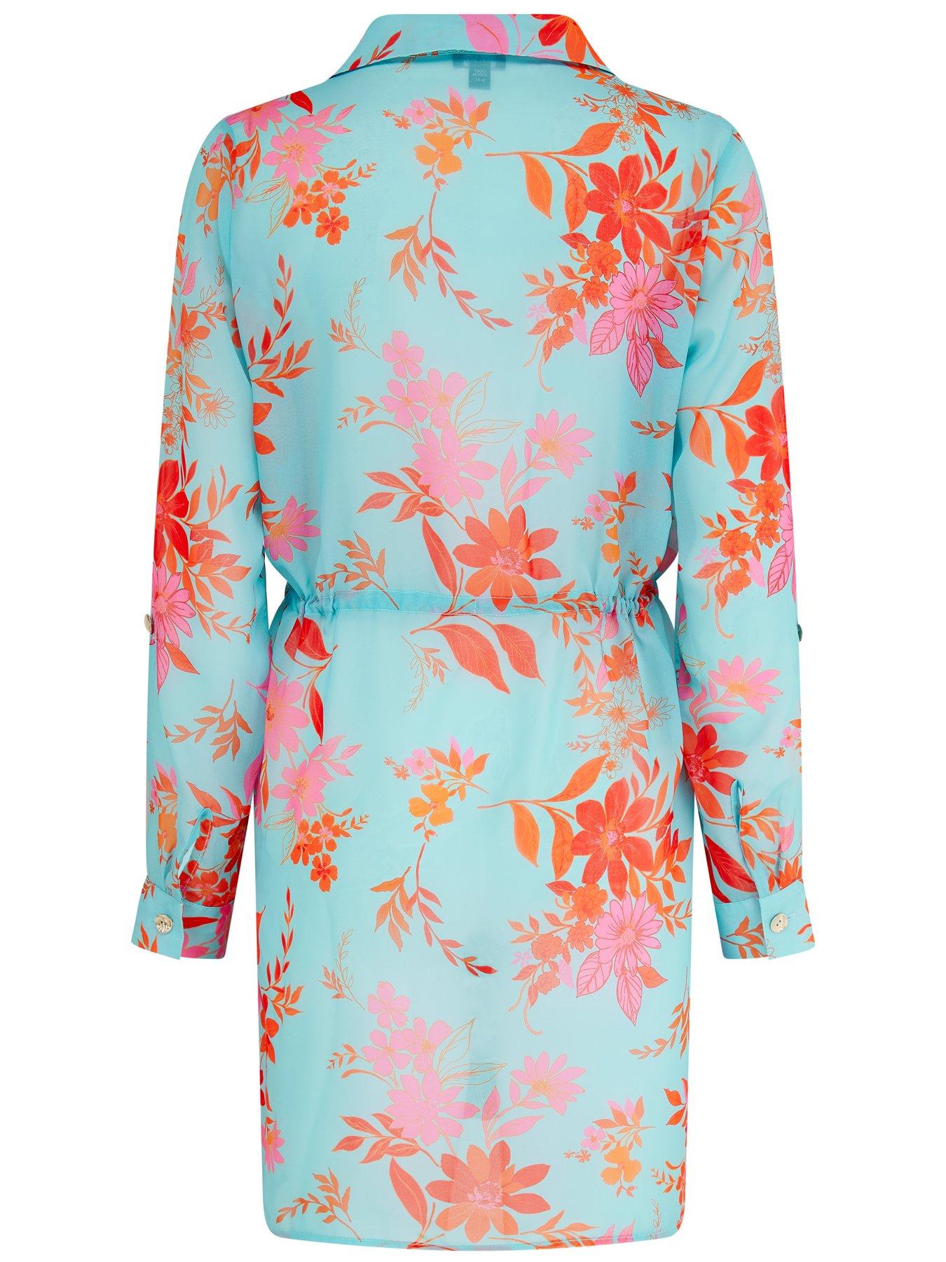  image of pour-moi-chiffon-button-through-beach-shirt