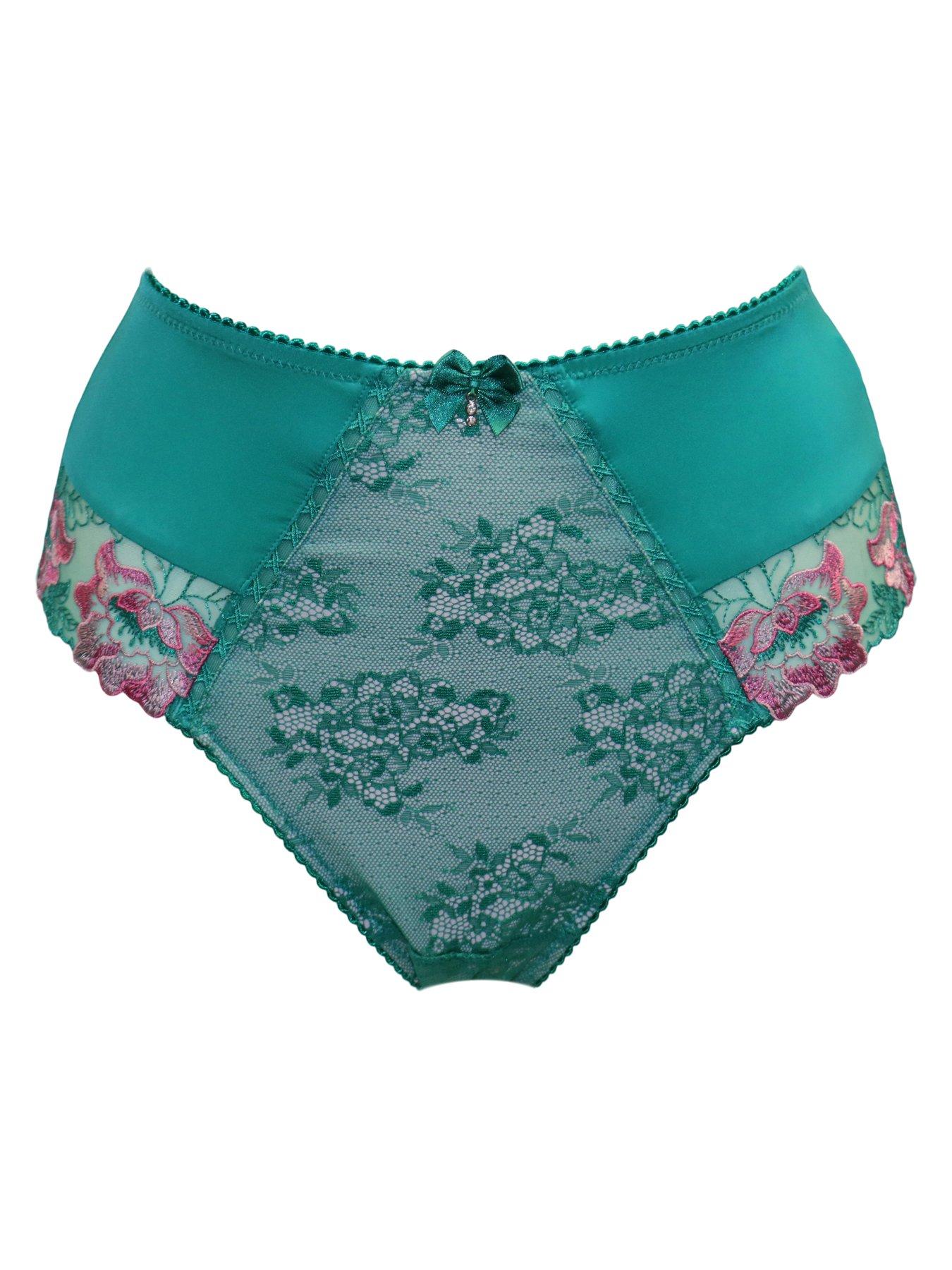 Image 3 of 4 of Pour Moi Sofia Lace Embroidered Deep Brief