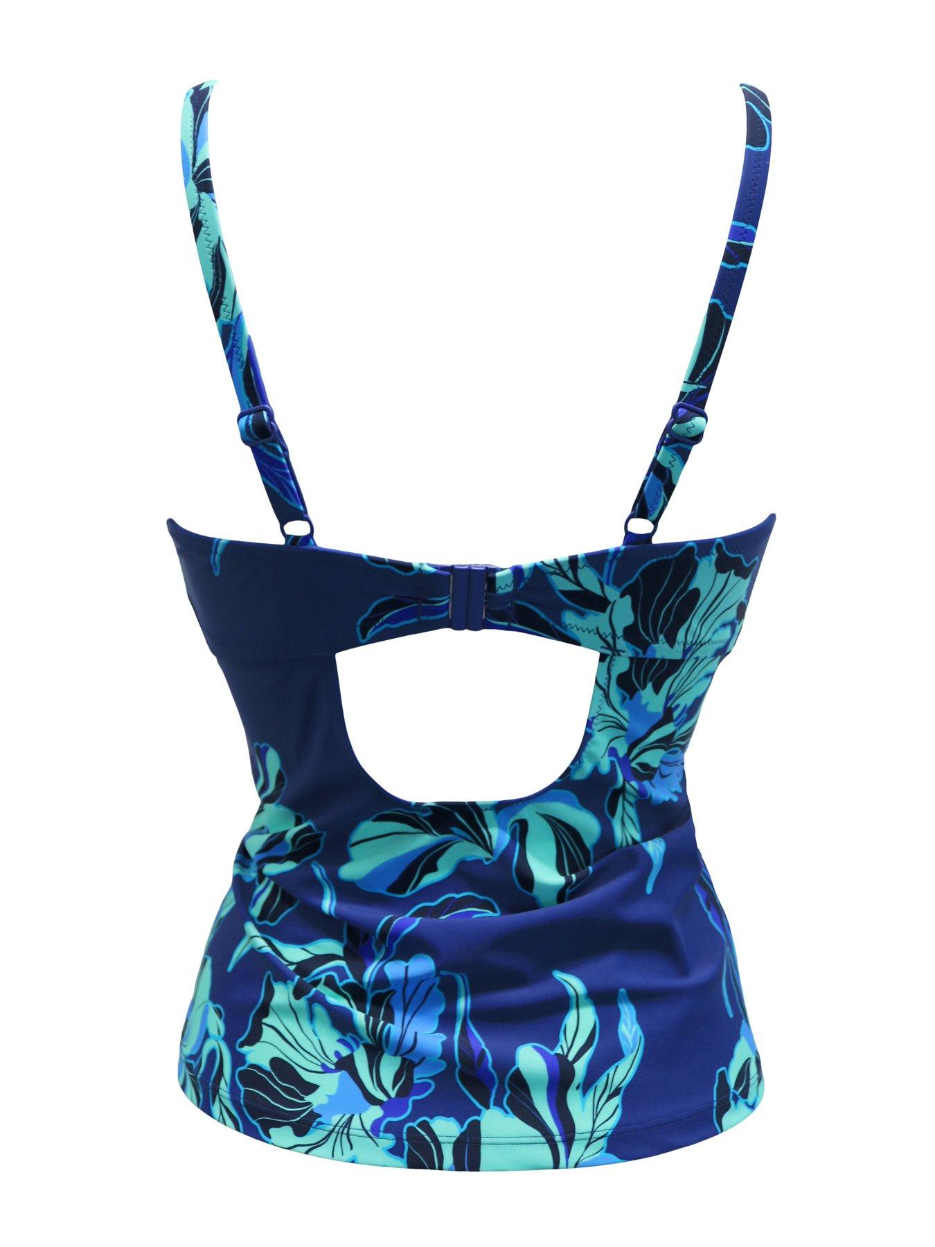  image of pour-moi-palermo-underwired-padded-tankini-top