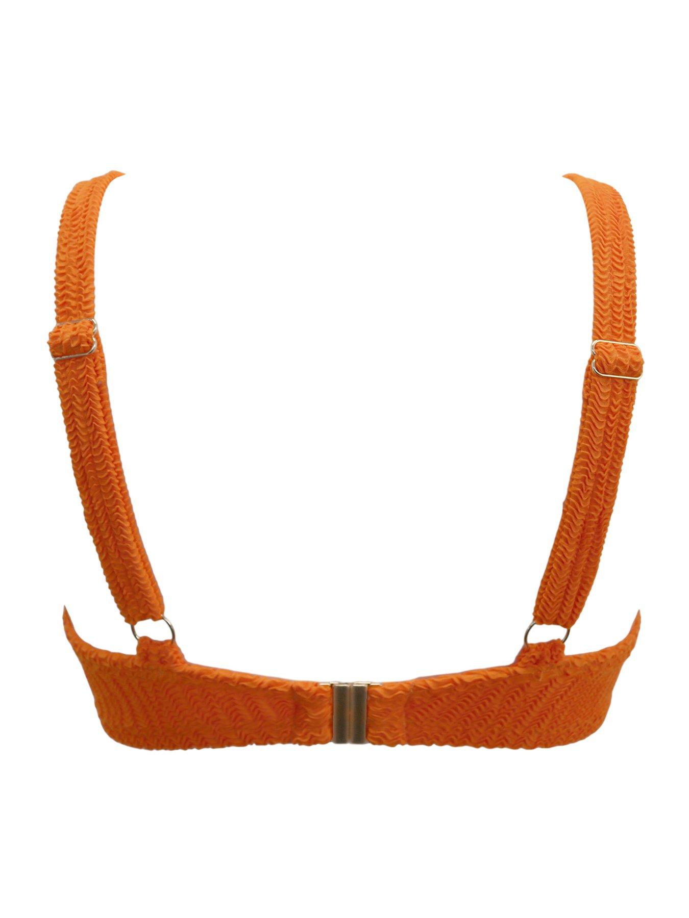  image of pour-moi-algarve-non-padded-underwired-textured-bikini-top