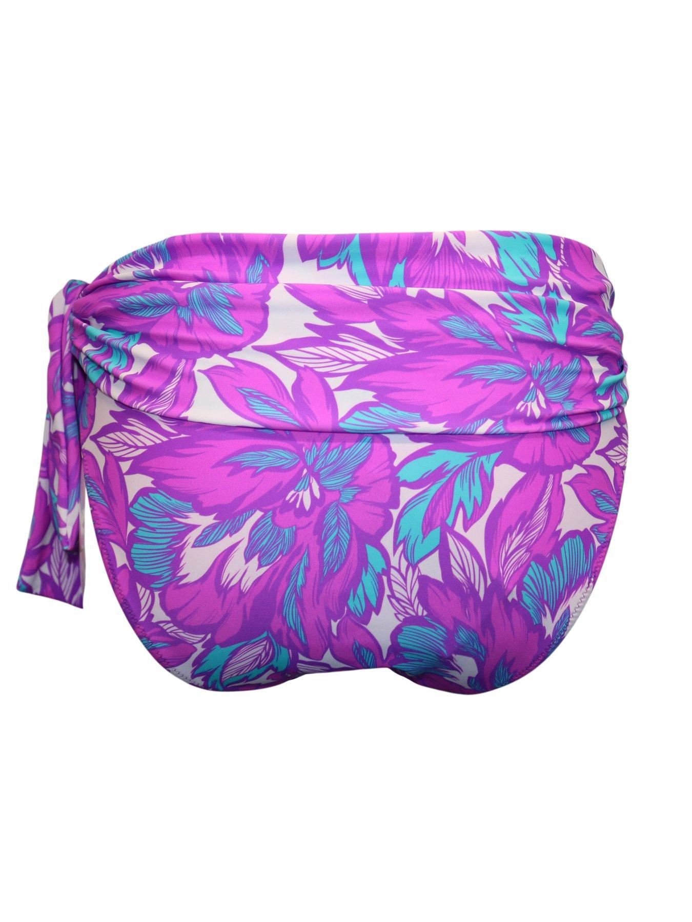 Image 4 of 4 of Pour Moi Ocean Breeze Foldover Tie Bikini Brief