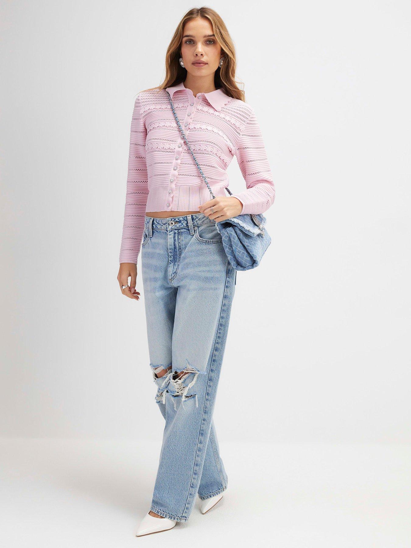  image of river-island-daisy-cardigan-pink