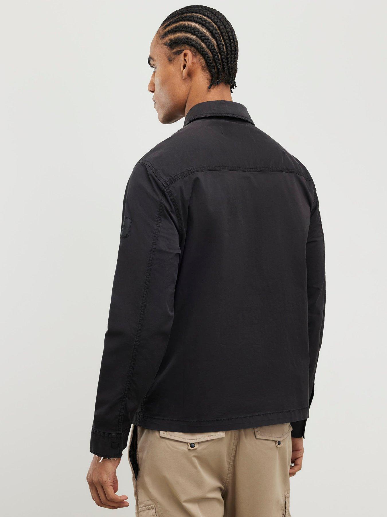  image of river-island-regular-fit-zipped-overshirt