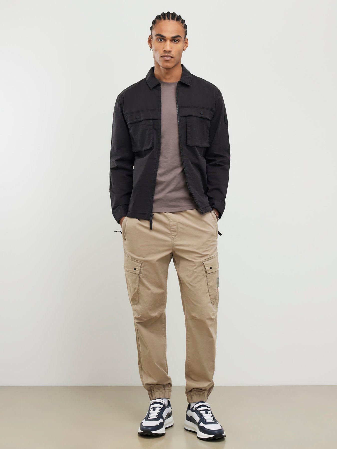  image of river-island-regular-fit-zipped-overshirt