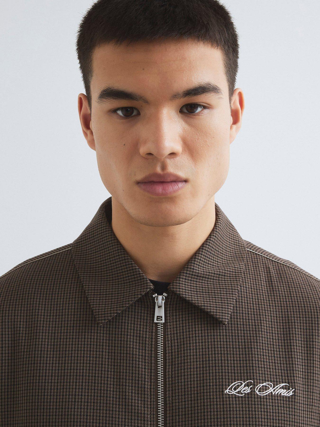  image of river-island-regular-fit-puppytooth-jacket