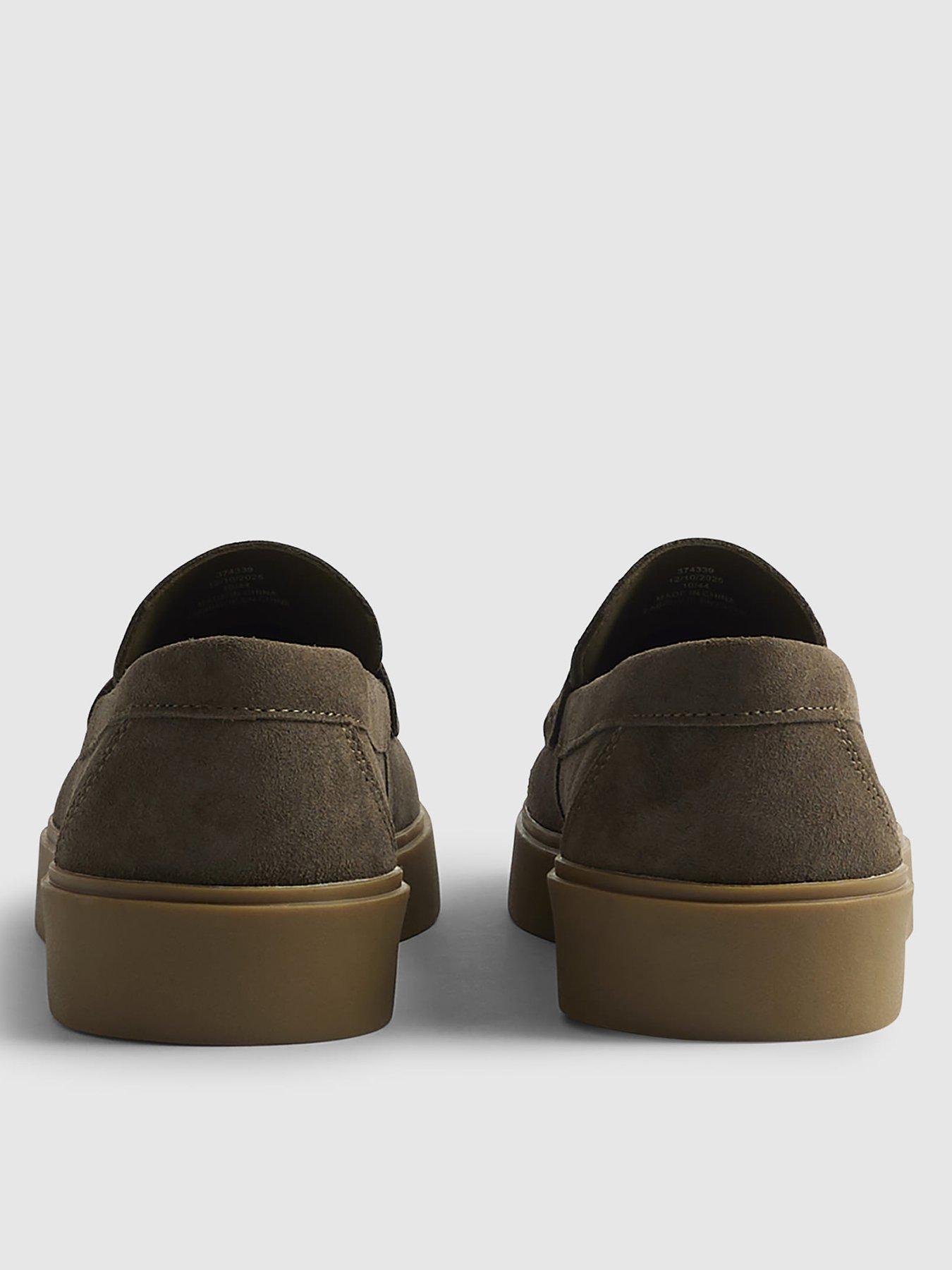  image of river-island-suede-buckle-loafers