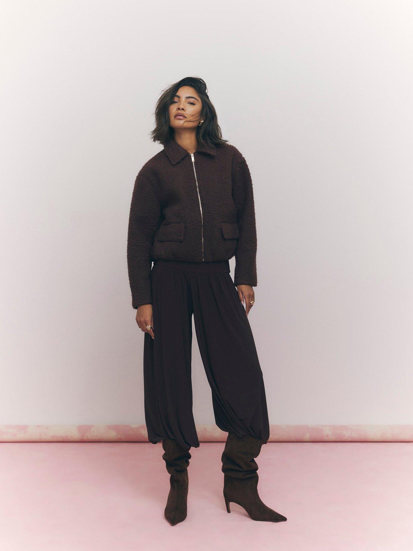  image of river-island-textured-harrington-jacket