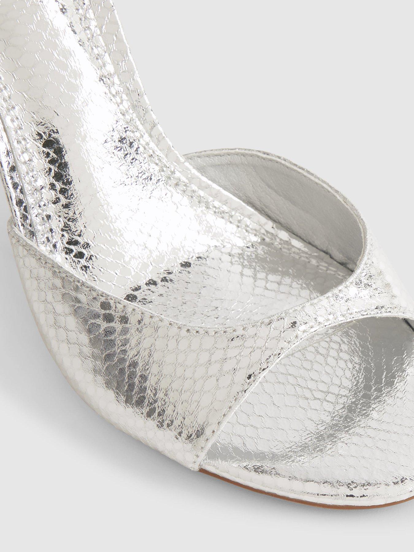 Image 4 of 4 of River Island Closed Back Heeled Sandals