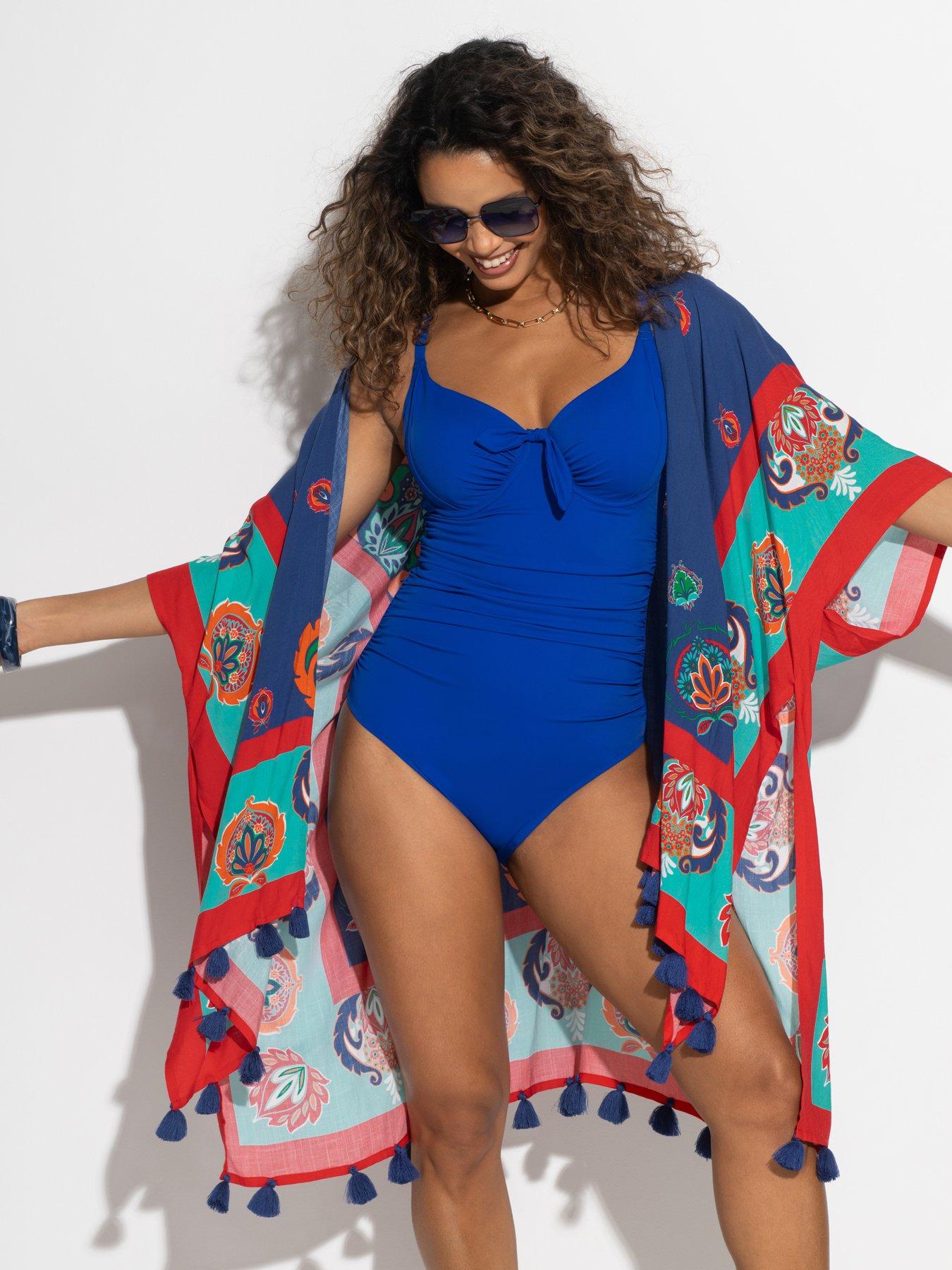 Image 2 of 4 of Pour Moi St Kitts Underwired Non-Padded Swimsuit