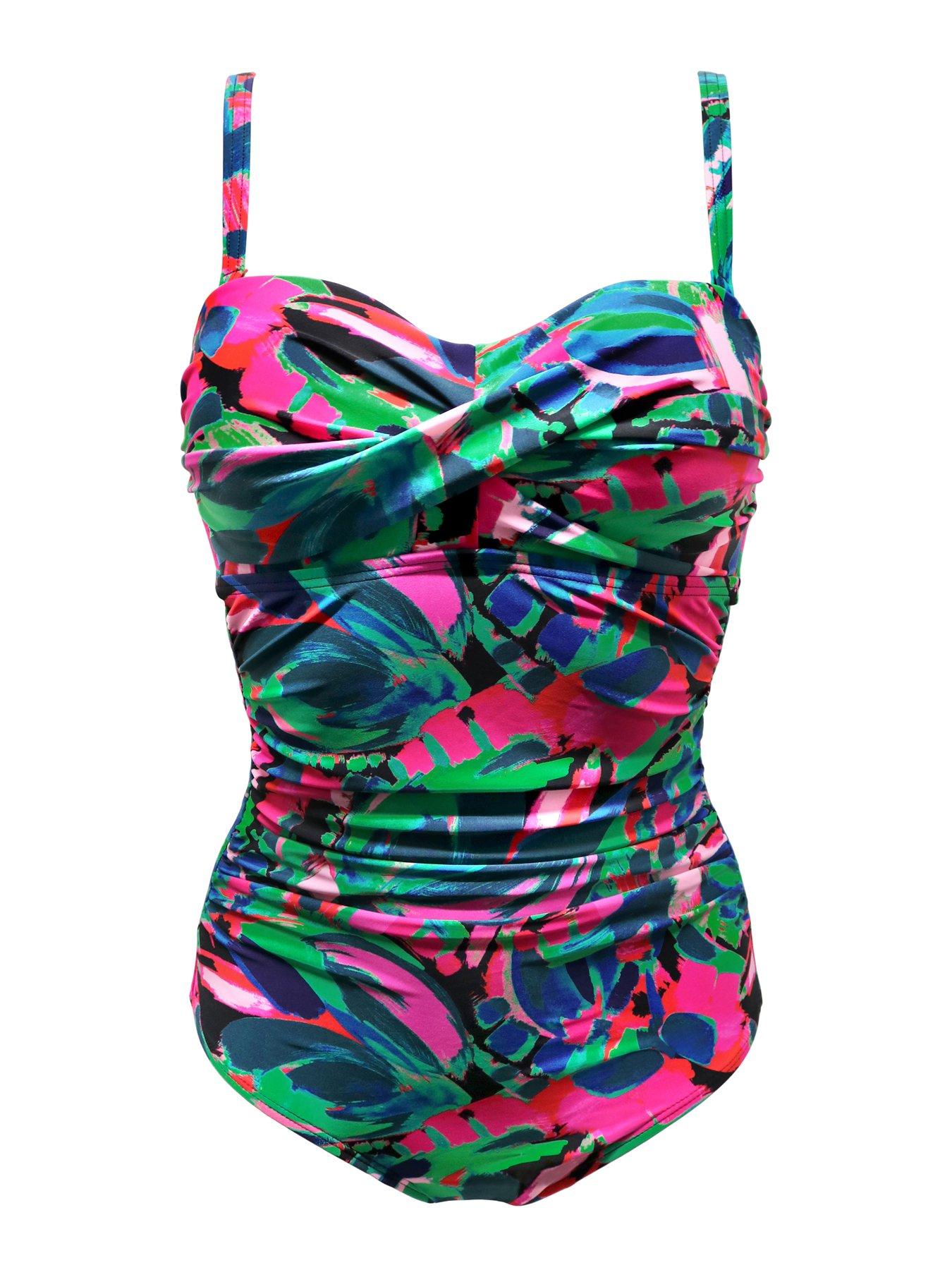Image 3 of 4 of Pour Moi Santa Monica Strapless Tummy Control Swimsuit
