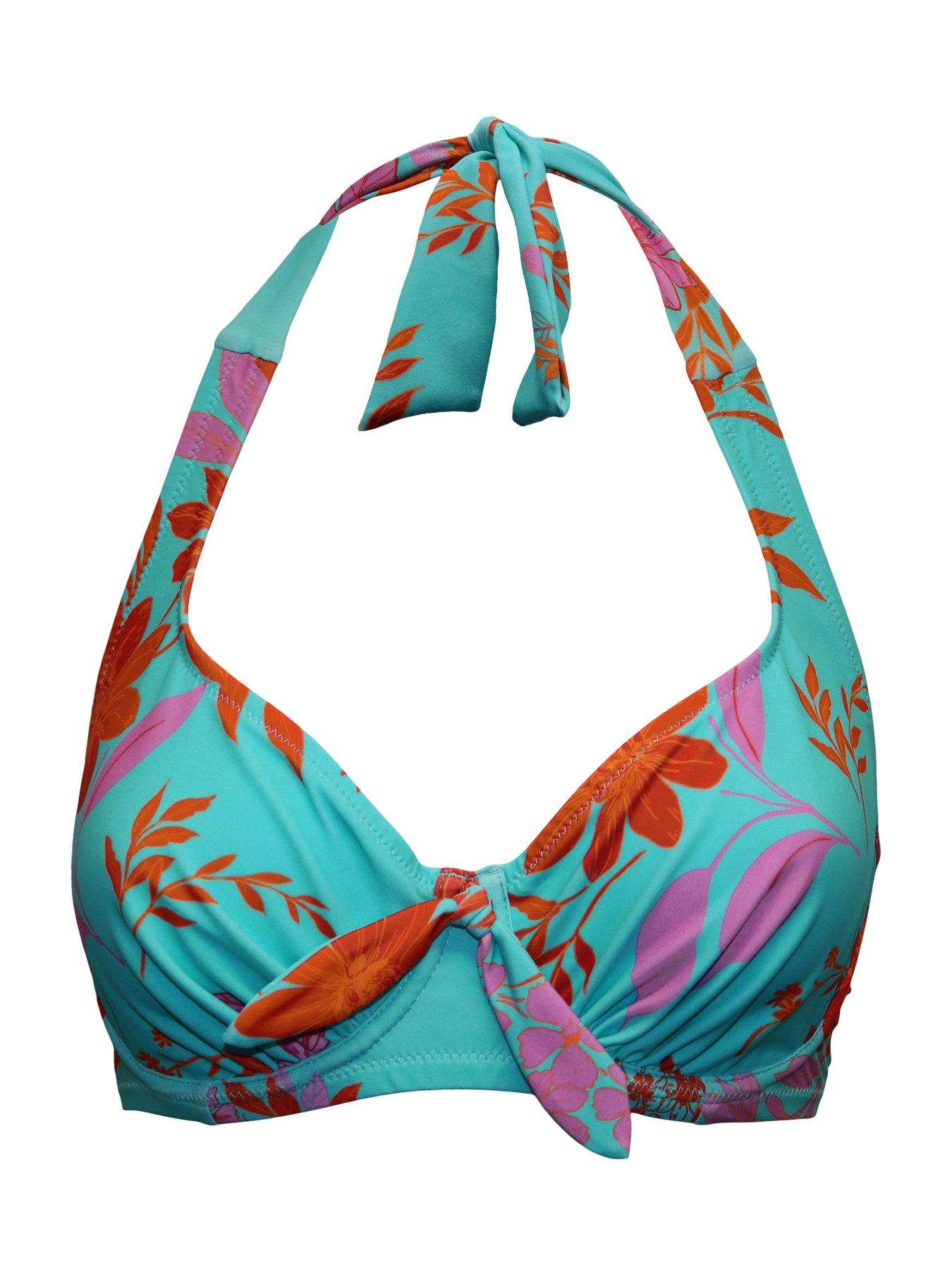  image of pour-moi-heatwave-halter-underwired-bikini-top