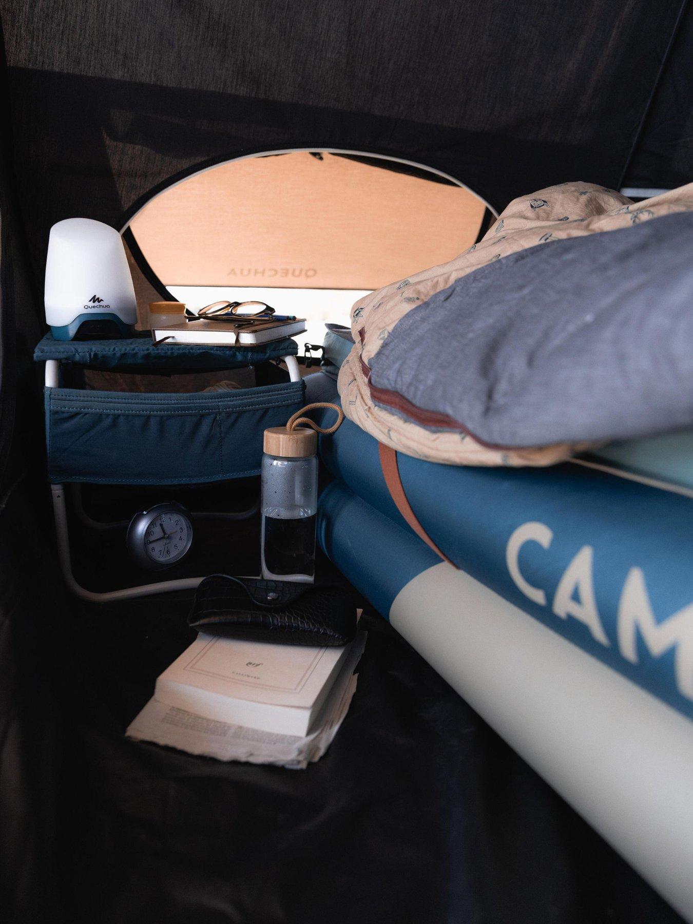 Image 5 of 5 of Decathlon Camping bedside table - Blue
