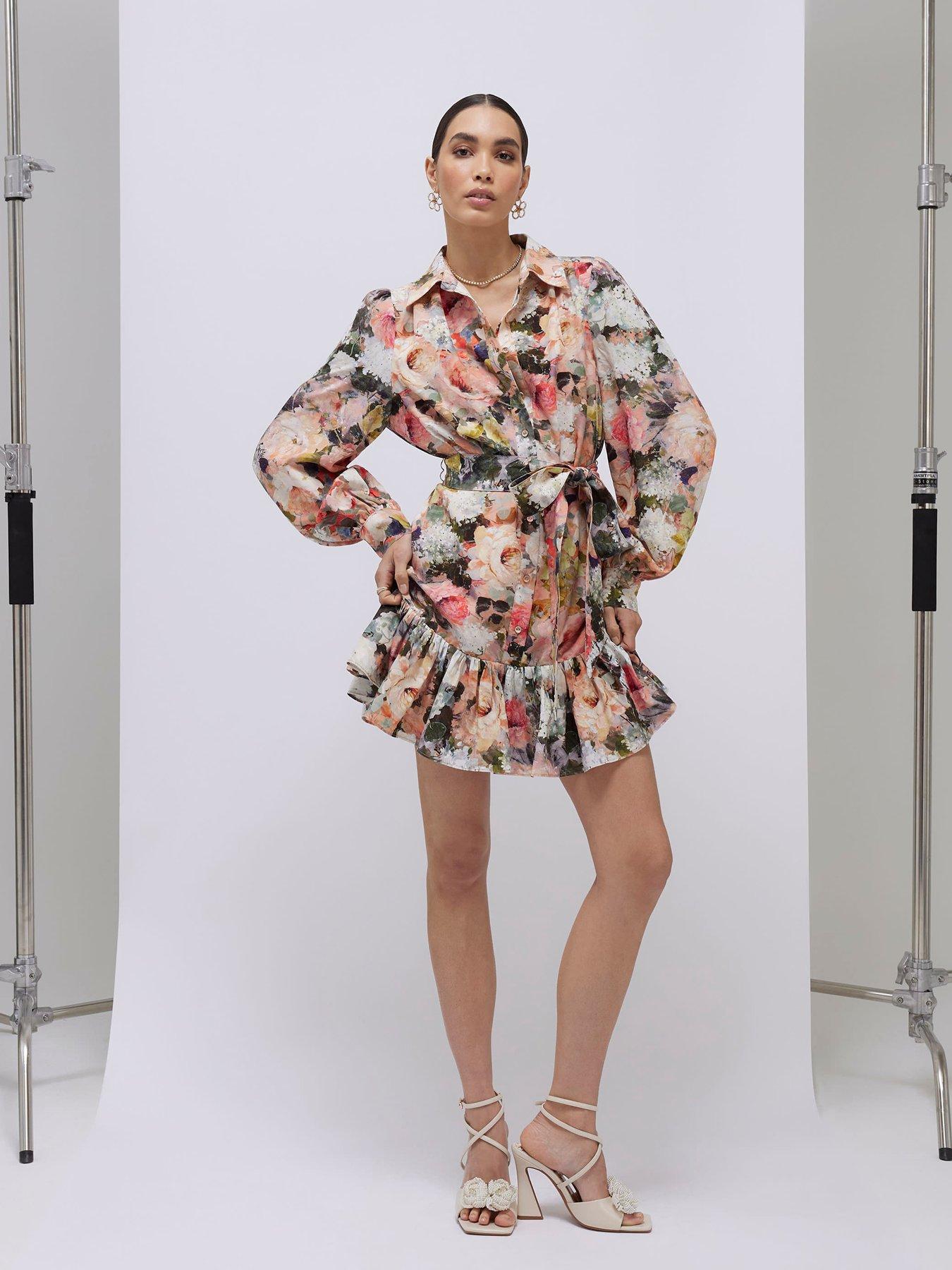 river-island-floral-mini-shirt-dress
