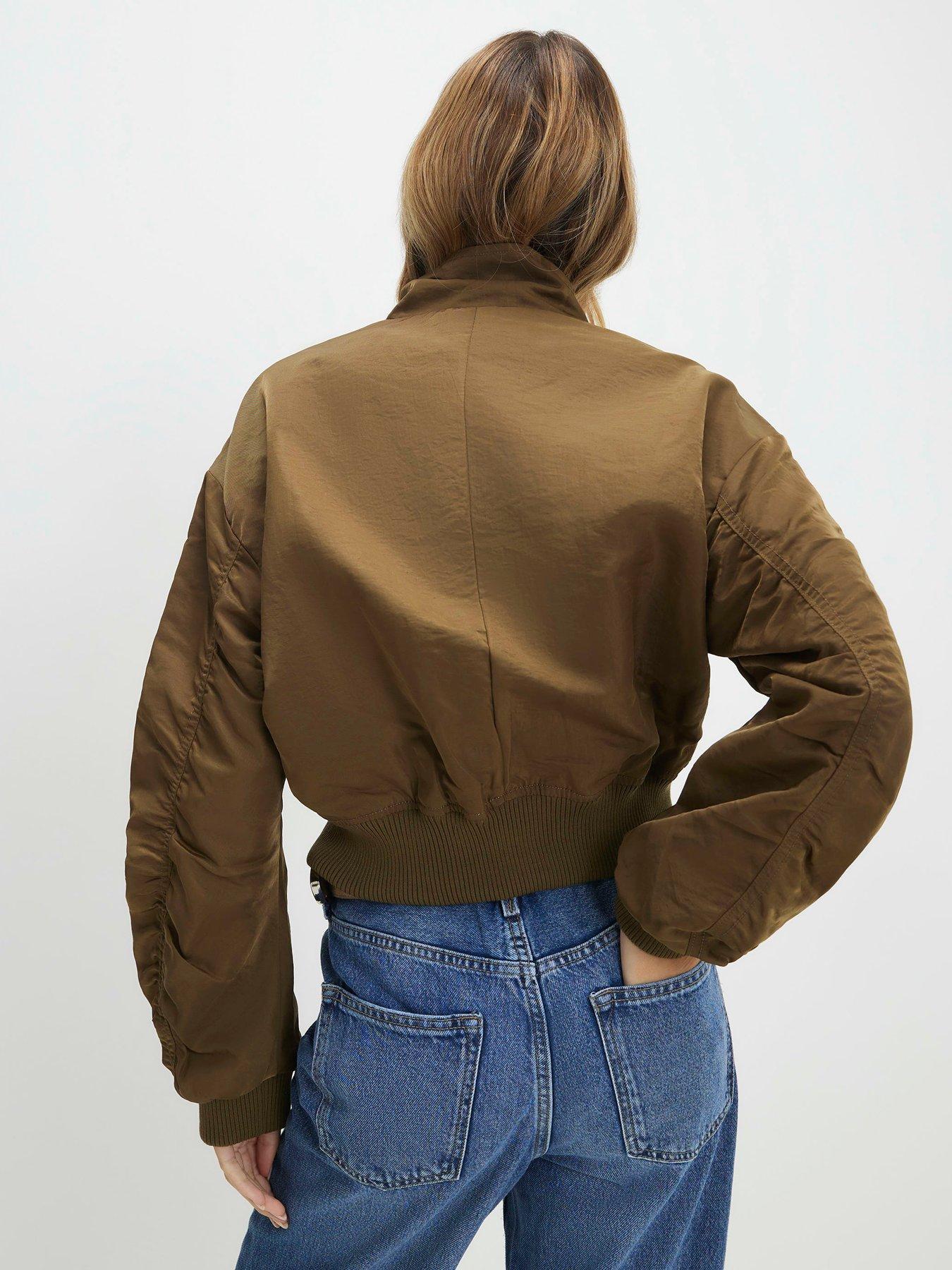 stillFront image of river-island-funnel-neck-bomber-jacket