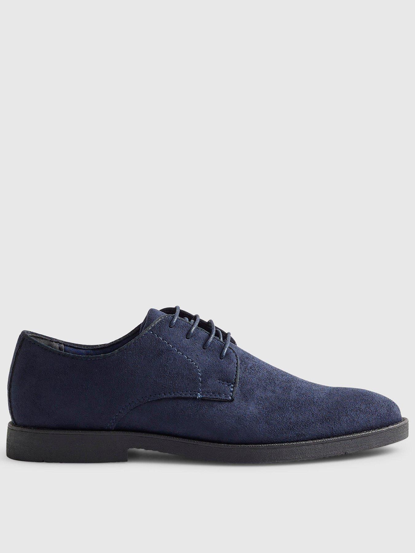 front image of river-island-faux-suede-brogues