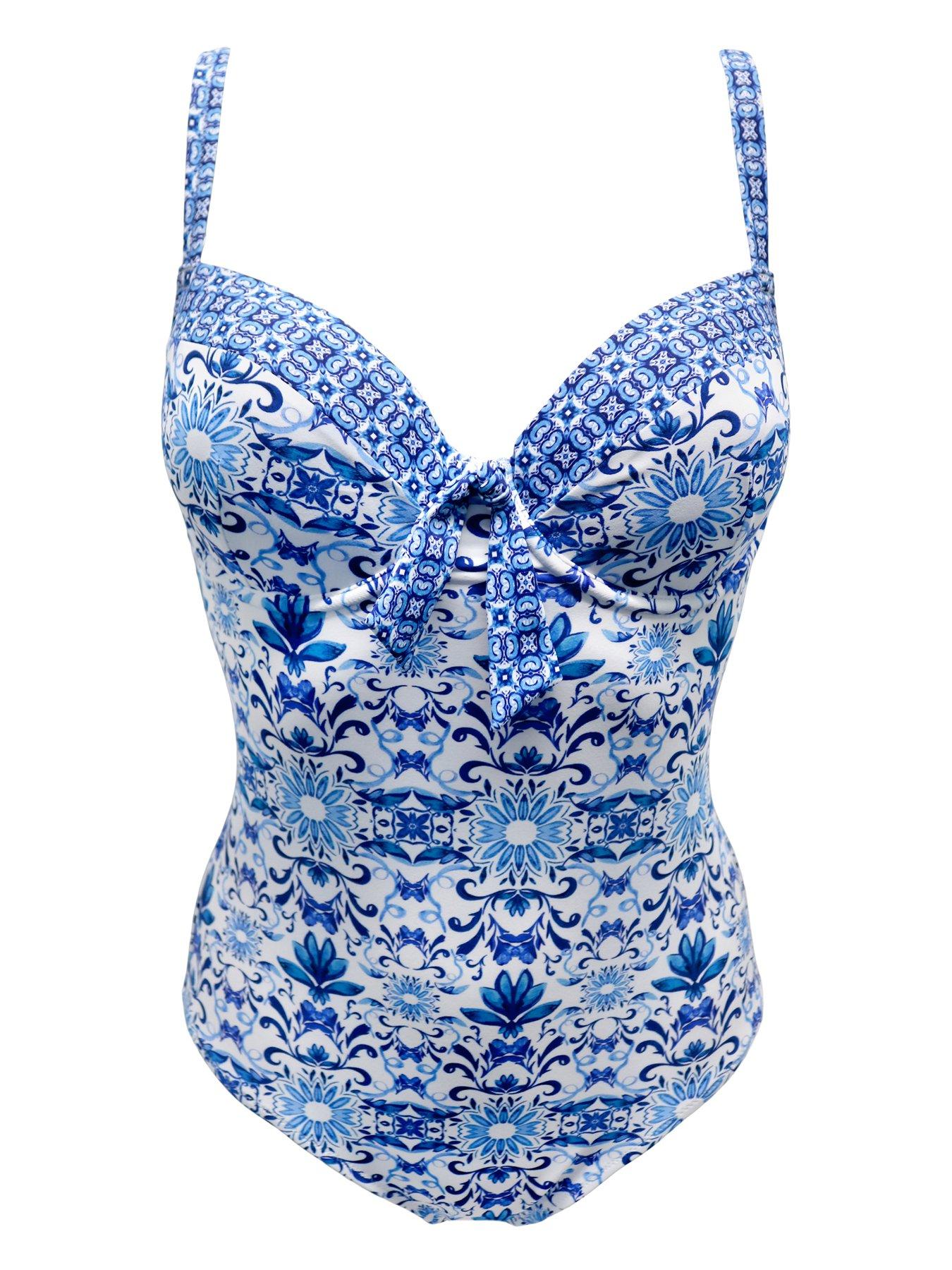  image of pour-moi-st-lucia-padded-underwired-swimsuit