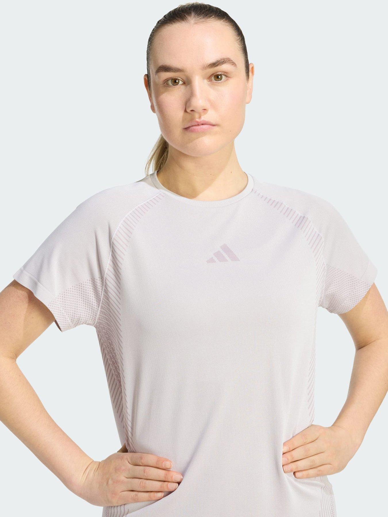  image of adidas-seamless-knitted-tee