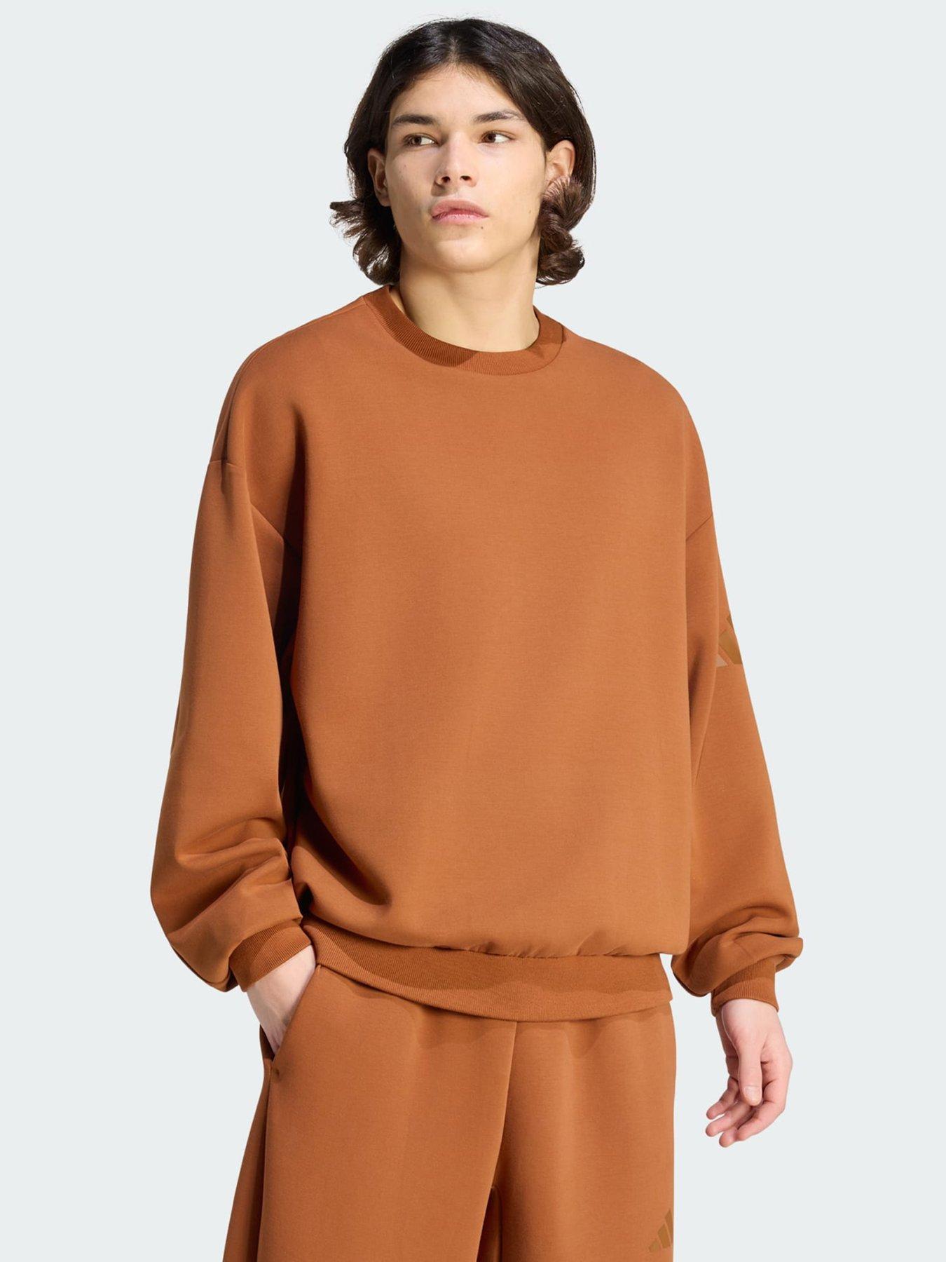 front image of adidas-soft-lux-sweatshirt