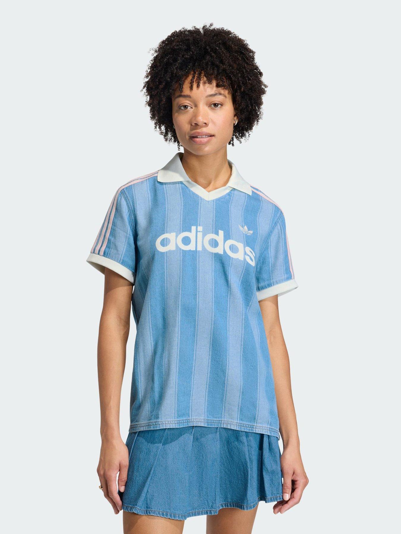 adidas Originals DENIM FOOTBALL JERSEY