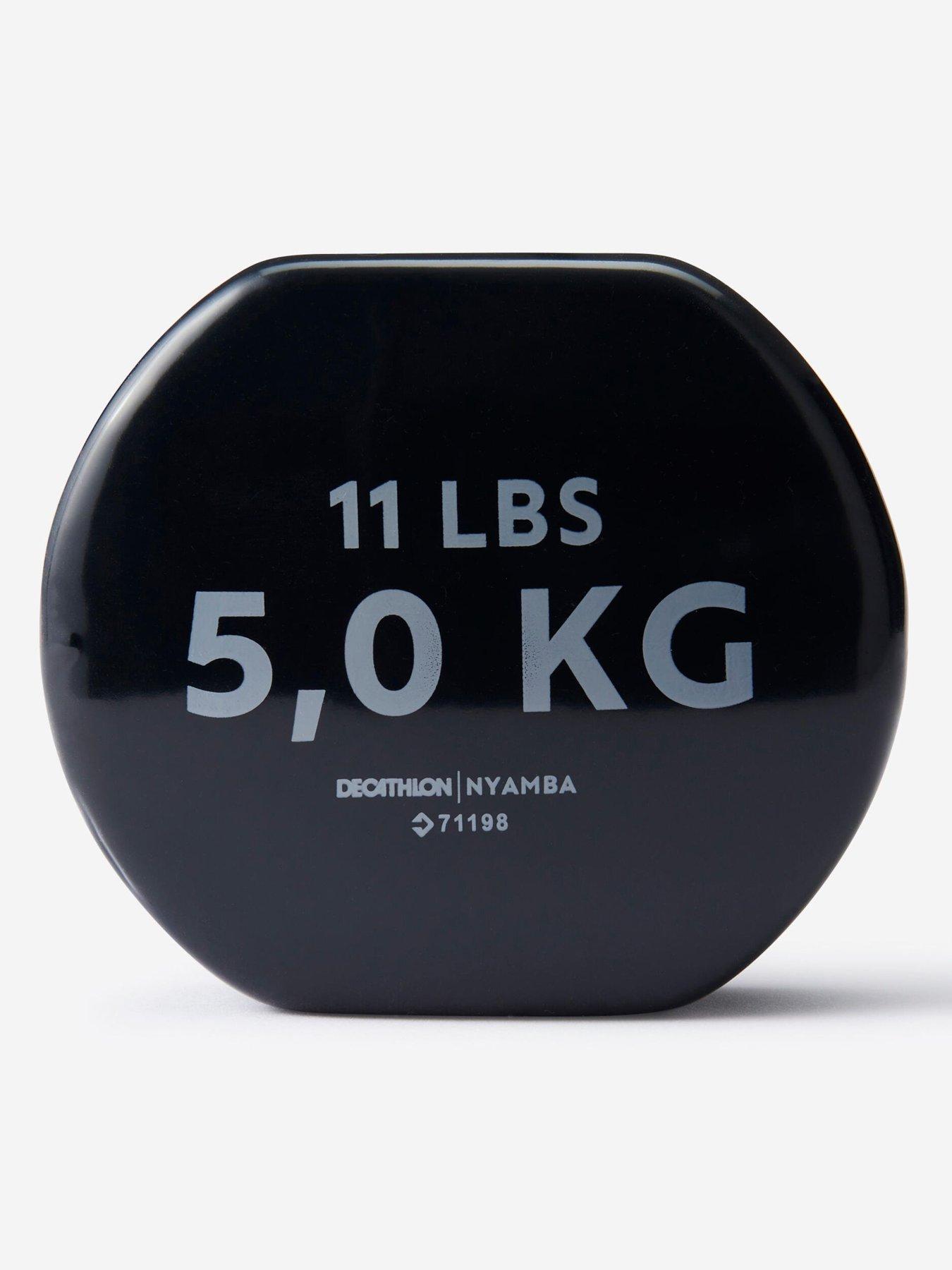 Image 2 of 4 of Decathlon Fitness 5 kg Dumbbells Twin-Pack - Black 